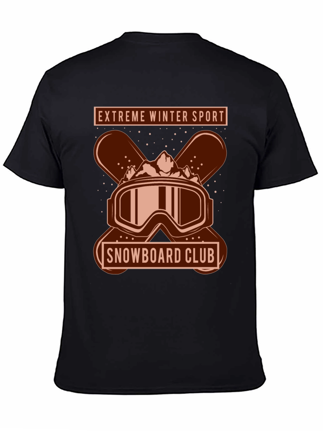 Extreme Winter Sport Snowboard Club T-Shirt