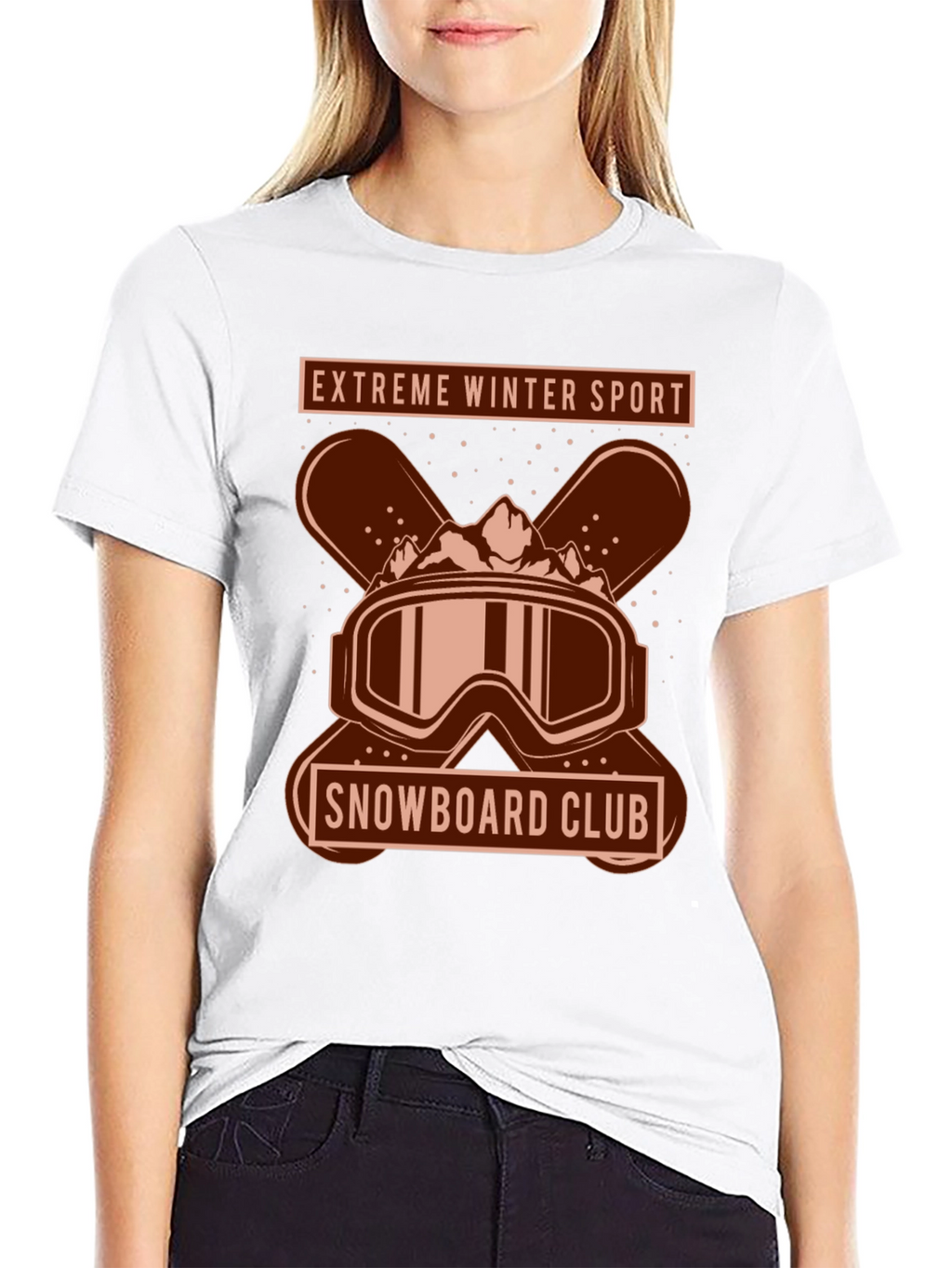 Extreme Winter Sport Snowboard Club T-Shirt