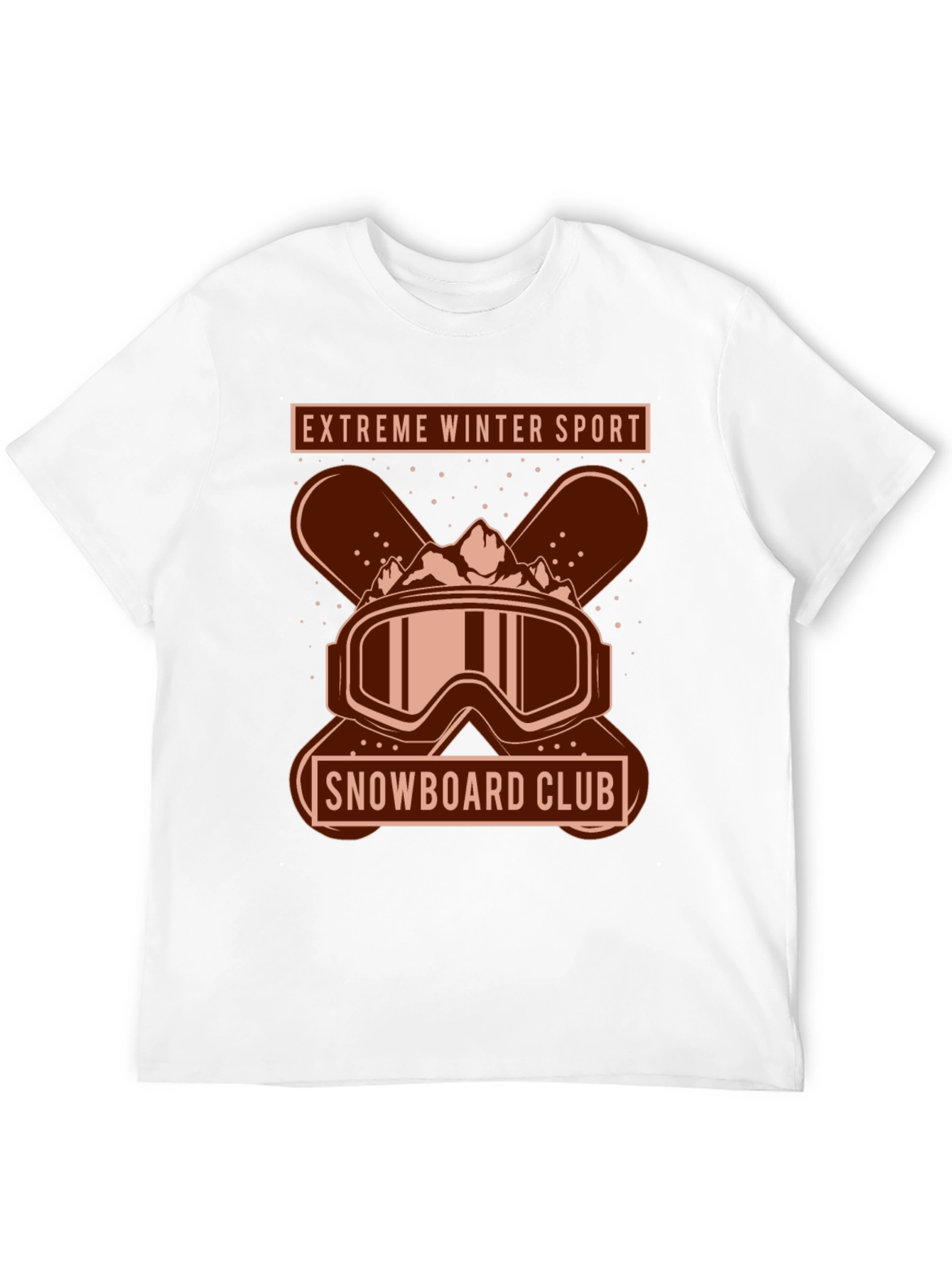 Extreme Winter Sport Snowboard Club T-Shirt