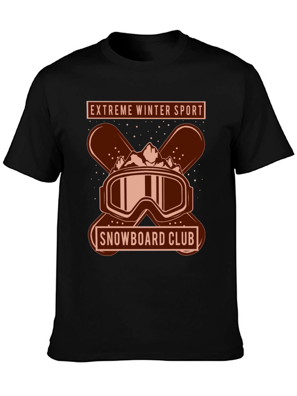 Extreme Winter Sport Snowboard Club T-Shirt