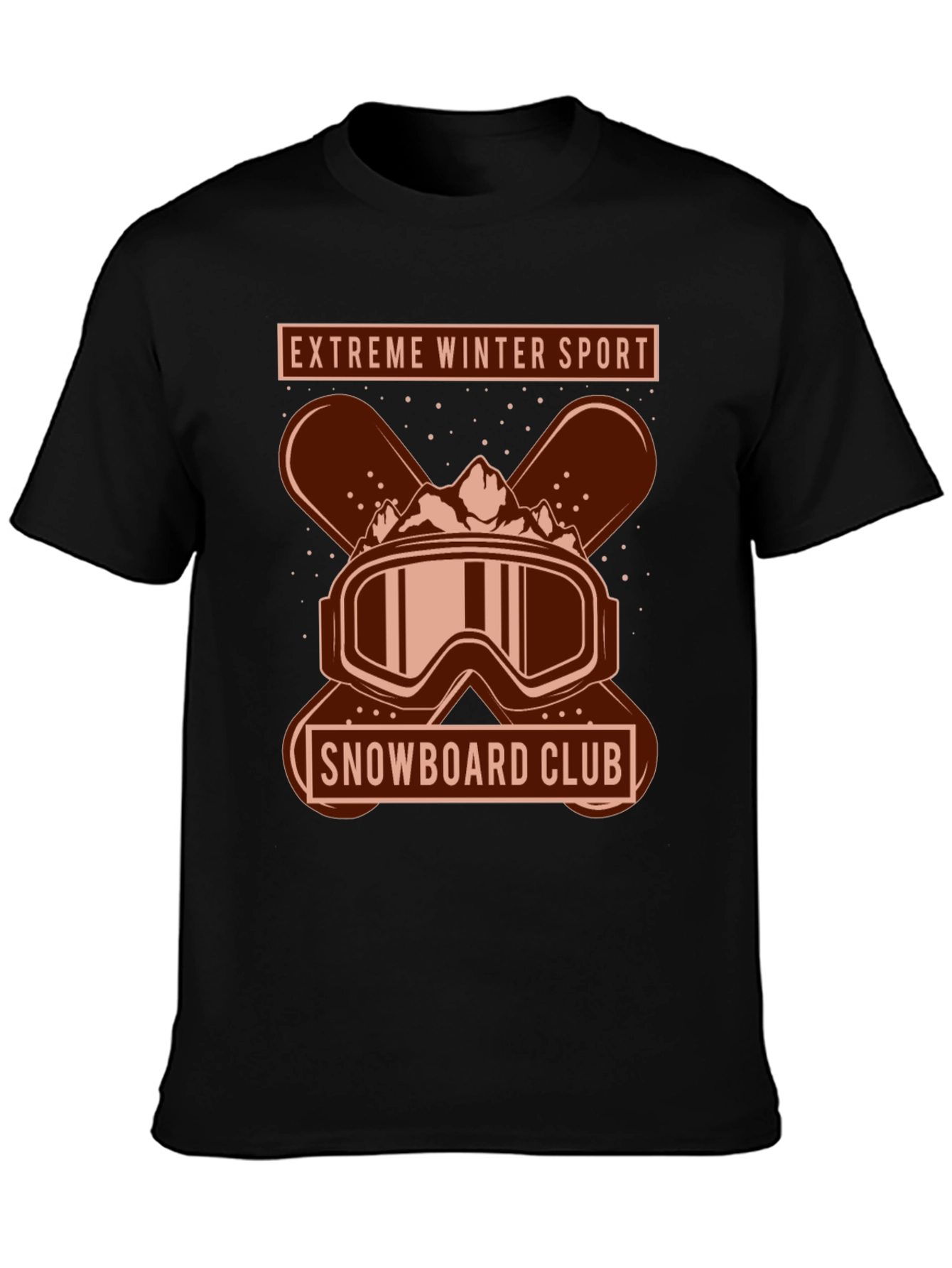 Extreme Winter Sport Snowboard Club T-Shirt