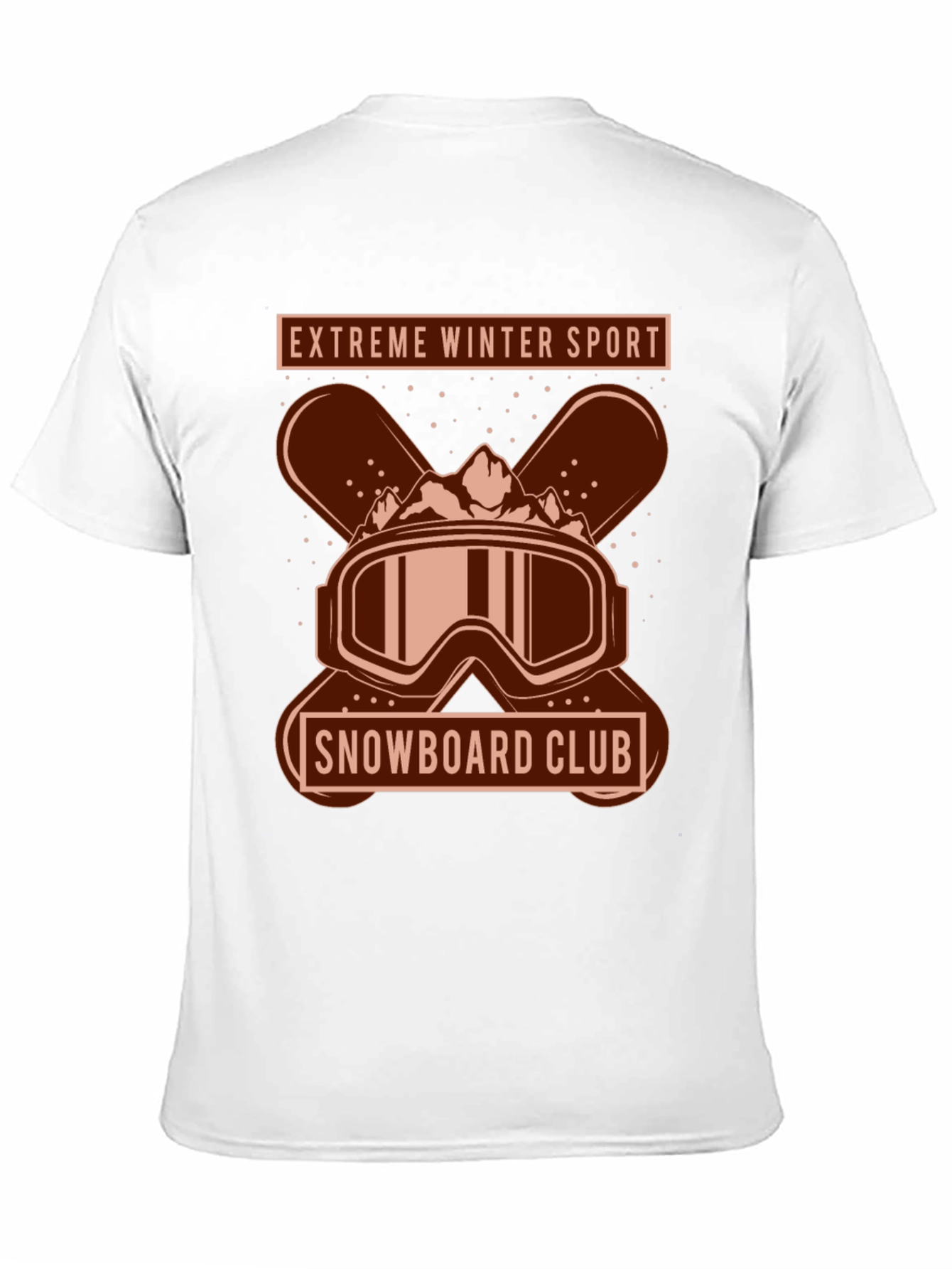 Extreme Winter Sport Snowboard Club T-Shirt