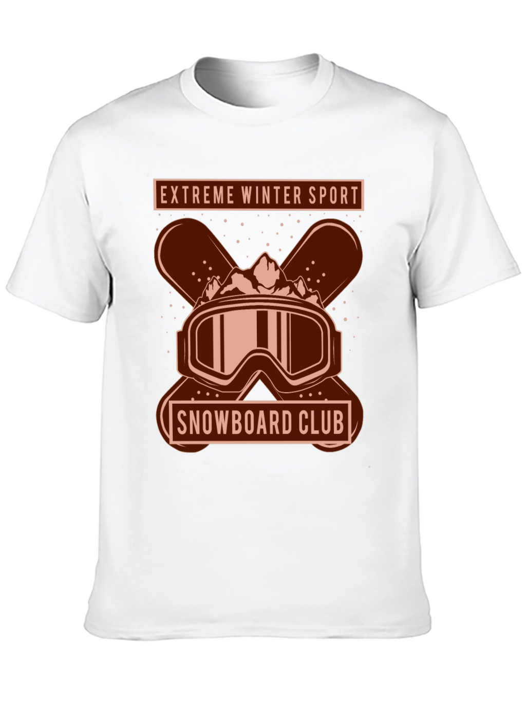 Extreme Winter Sport Snowboard Club T-Shirt