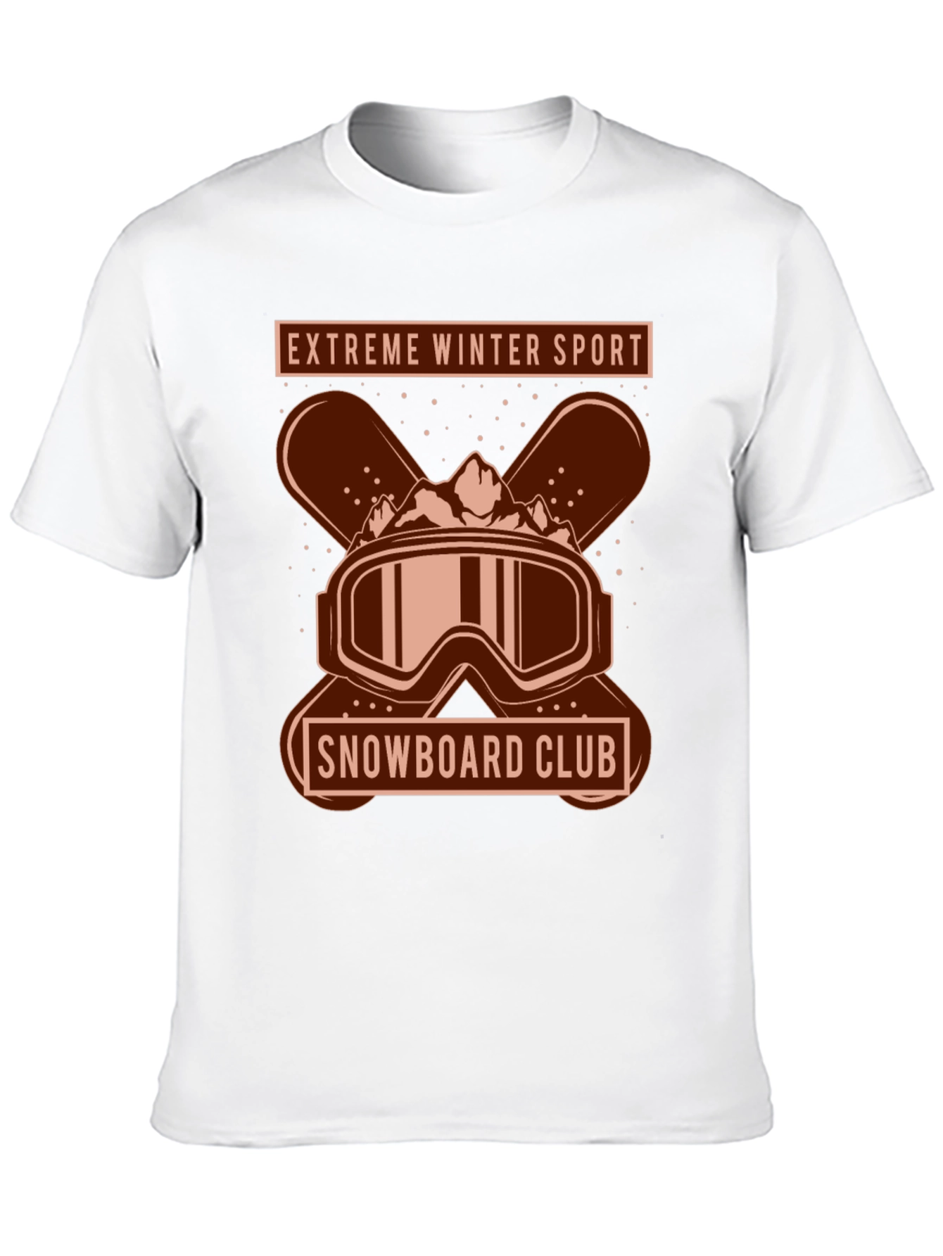 Extreme Winter Sport Snowboard Club T-Shirt