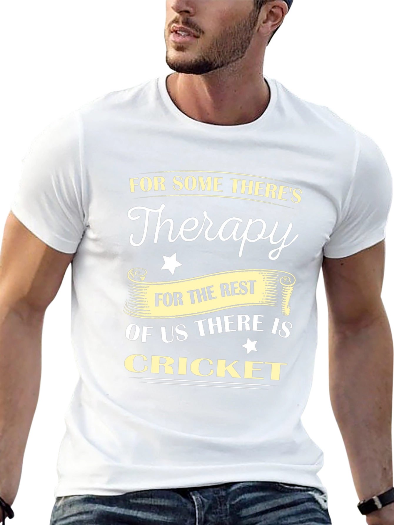 Cricket Therapy T-Shirt - Soft Cotton Black Tee