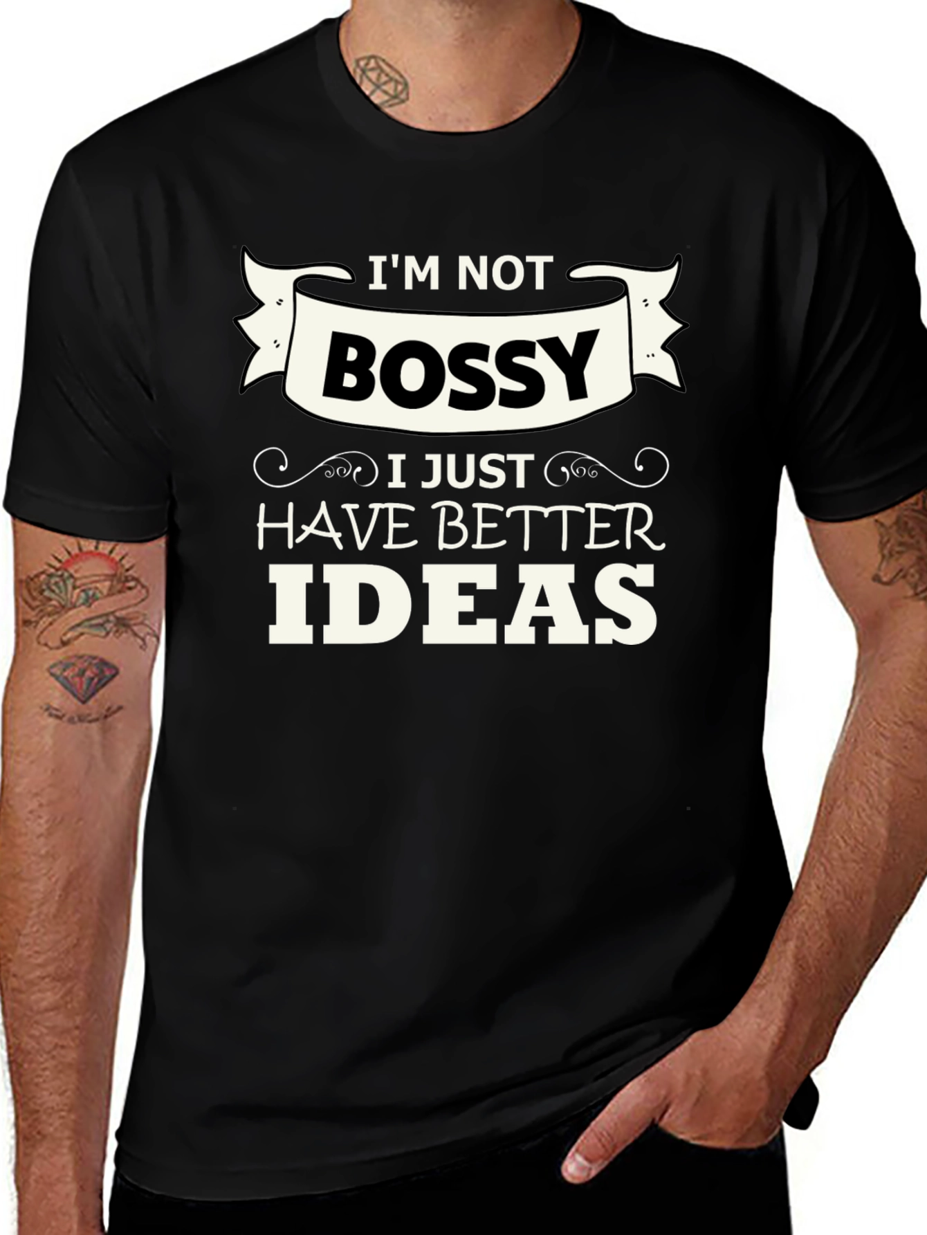 Funny Im Not Bossy Graphic Tee - Great Gift!