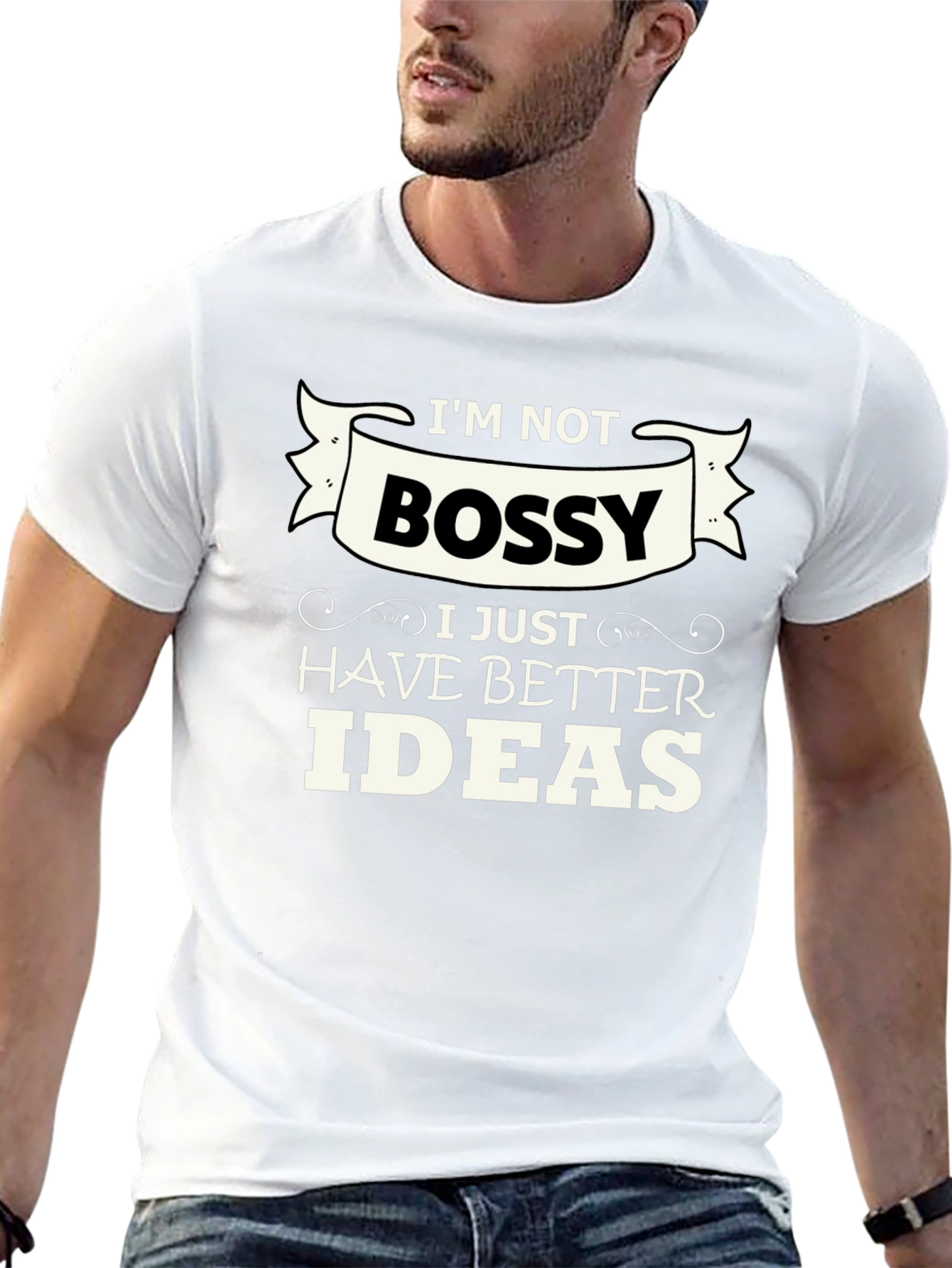 Funny Im Not Bossy Graphic Tee - Great Gift!