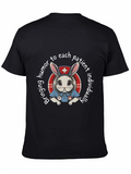 Humorous Nurse Bunny Graphic T-Shirt