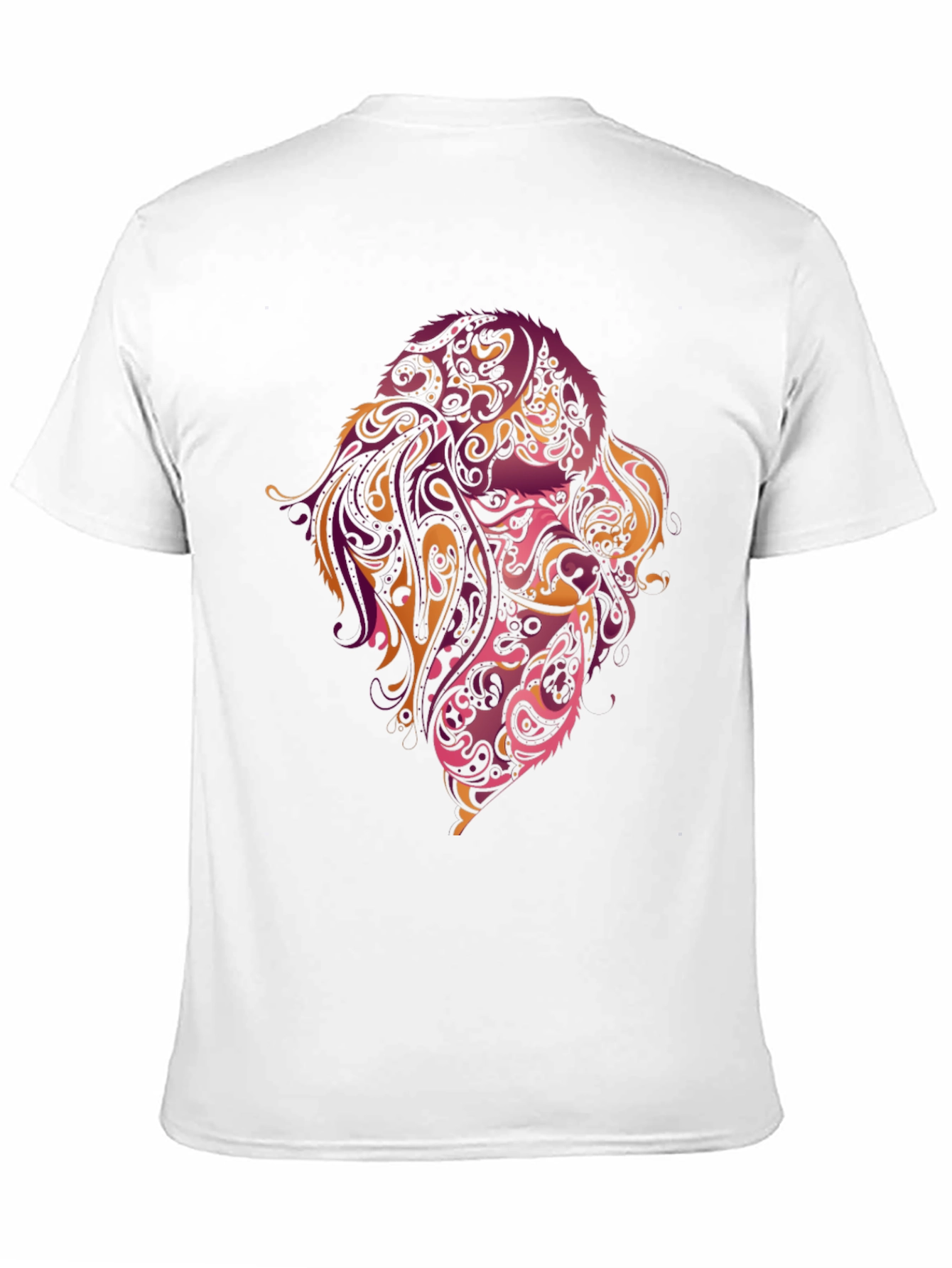 Abstract Dog Art T-Shirt – Colorful Dog Lover Graphic Tee