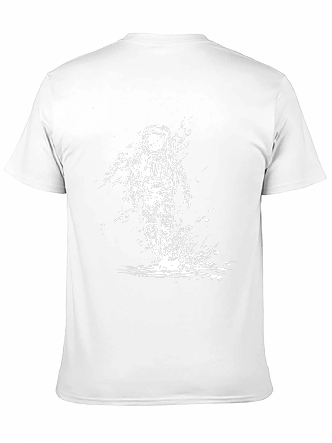 Astronaut Graphic Black T-Shirt - Space Explorer Tee