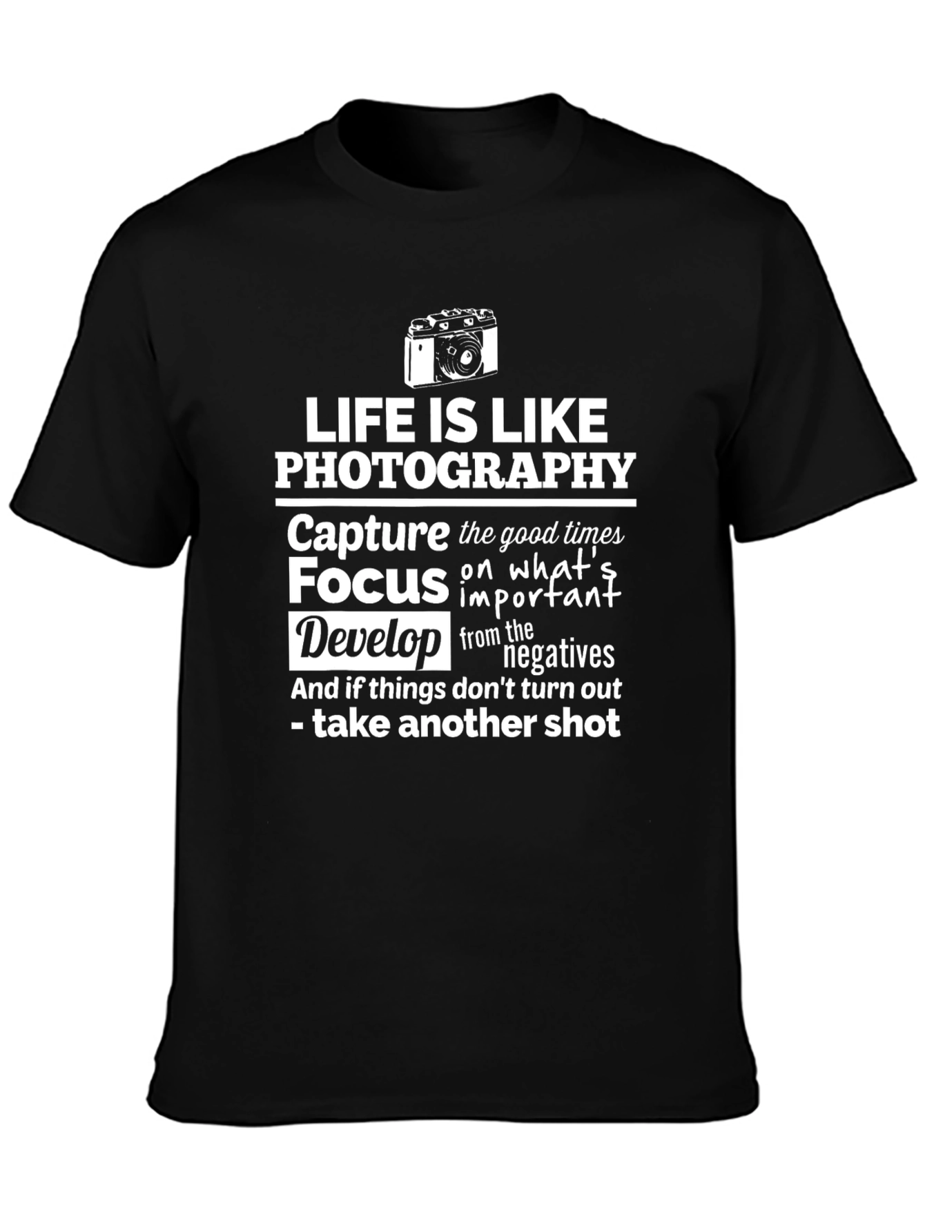 Life is Like Photography Graphic Tee