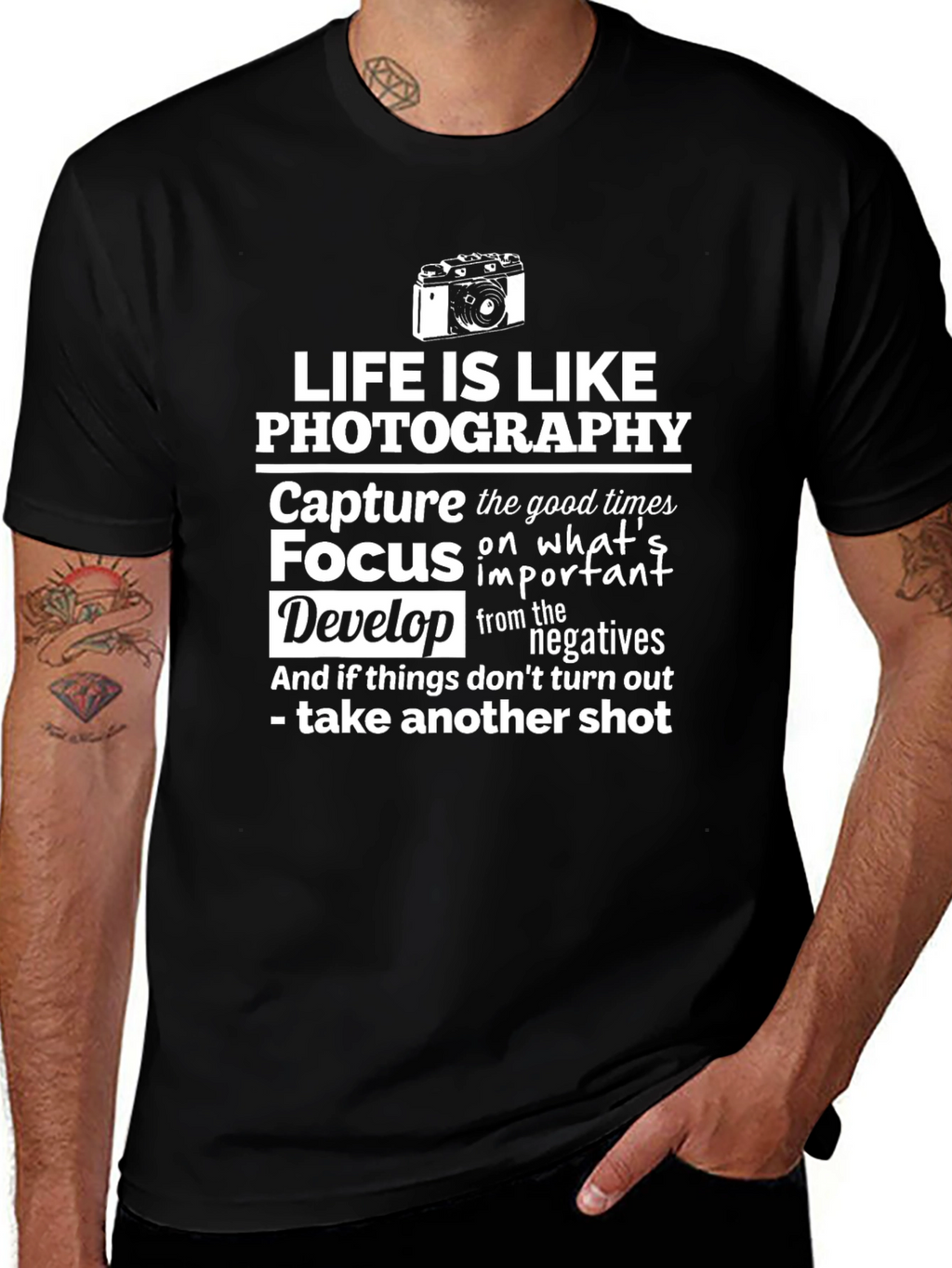 Life is Like Photography Graphic Tee