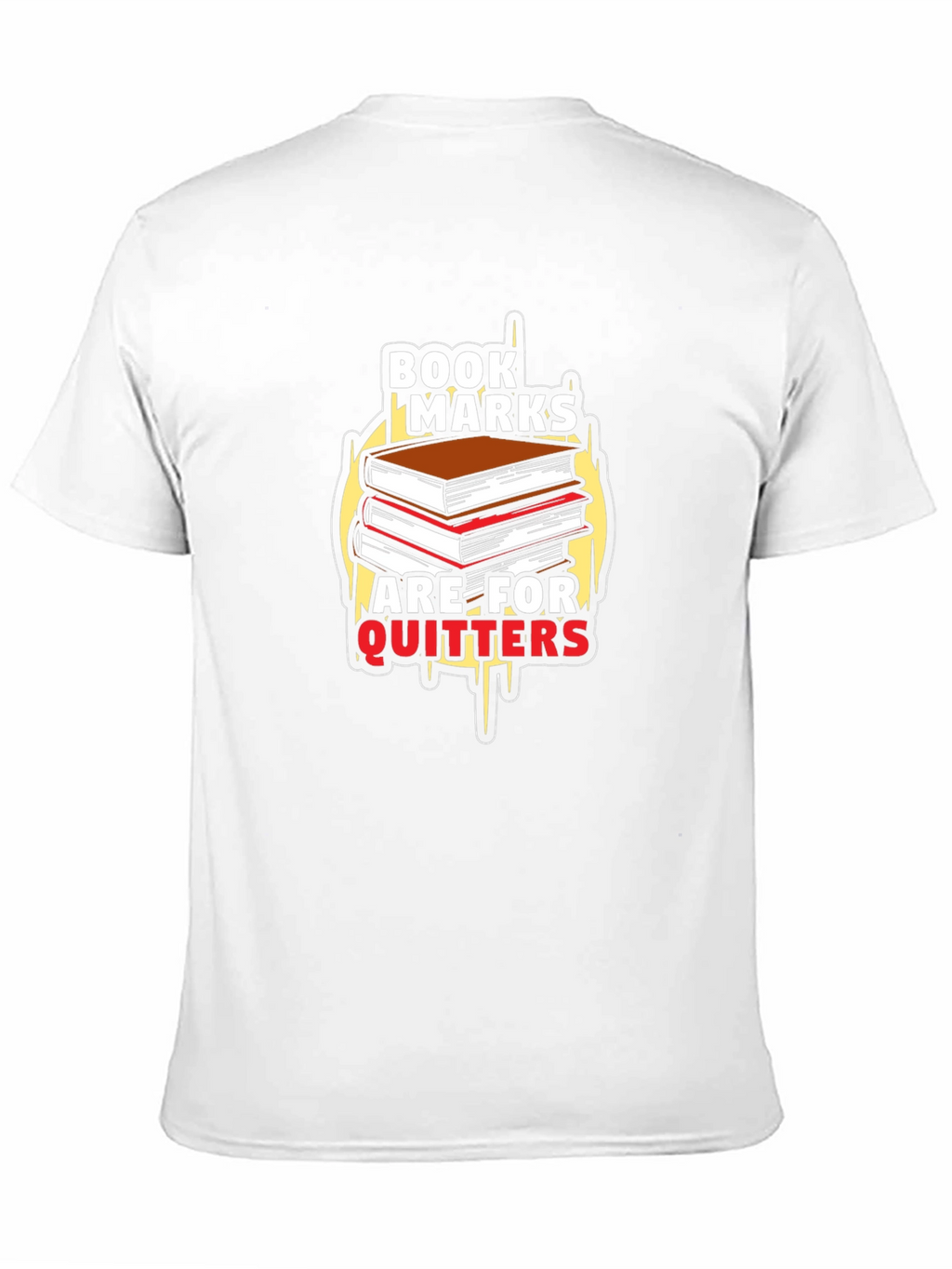 Bookmarks Are For Quitters Black T-Shirt