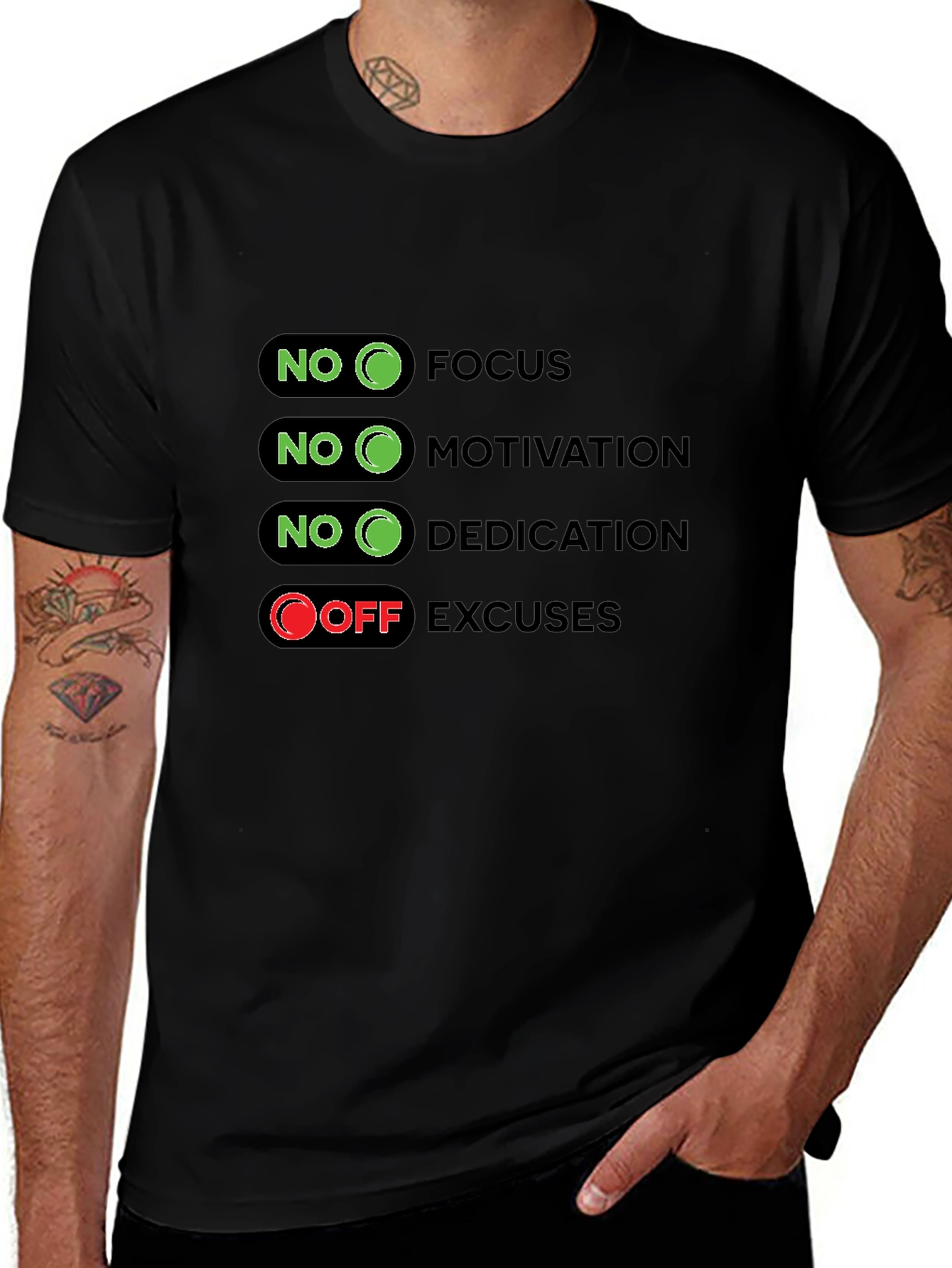 No Excuses Graphic T-Shirt