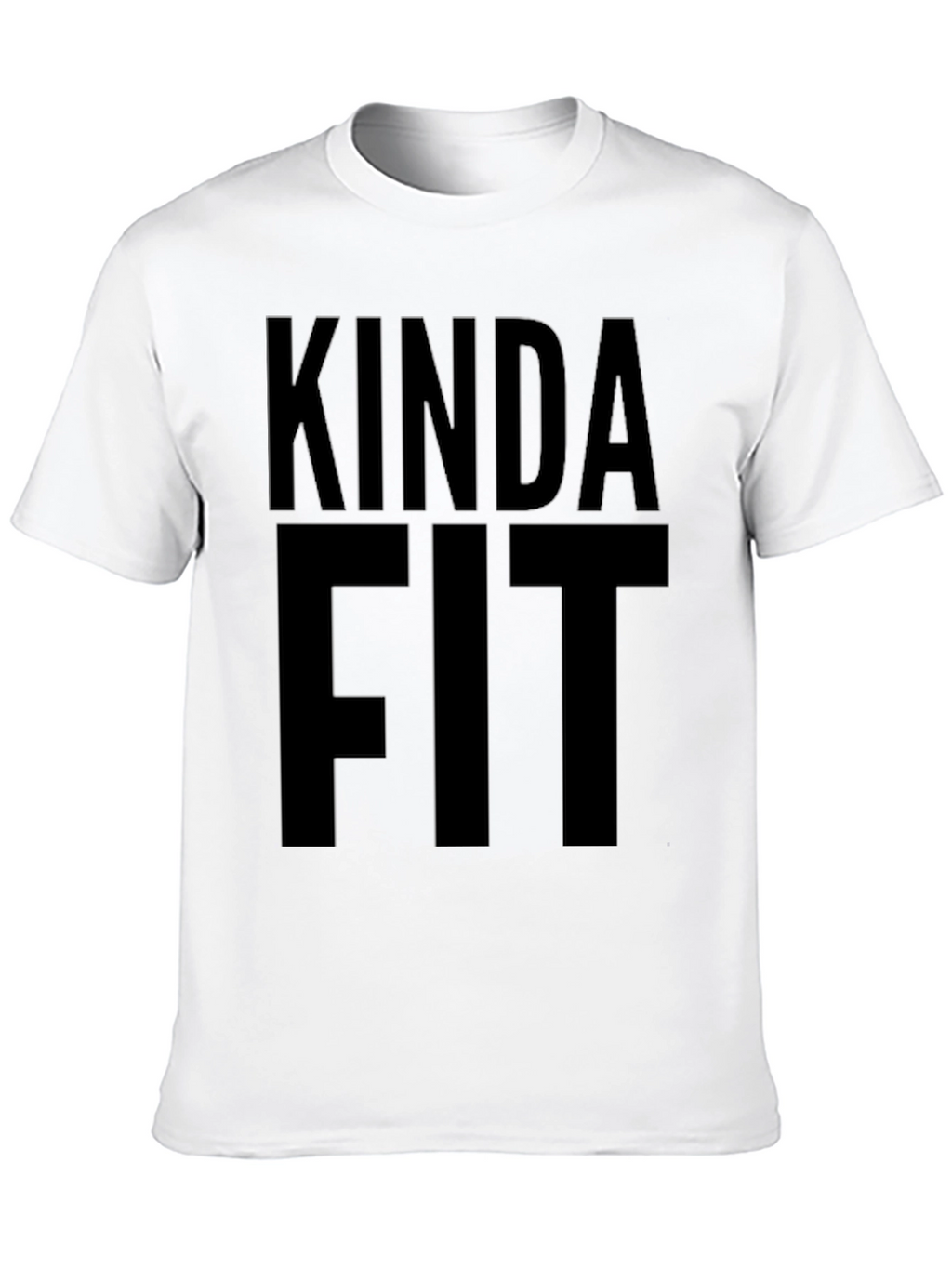 Kinda Fit T-Shirt - Black Graphic Tee