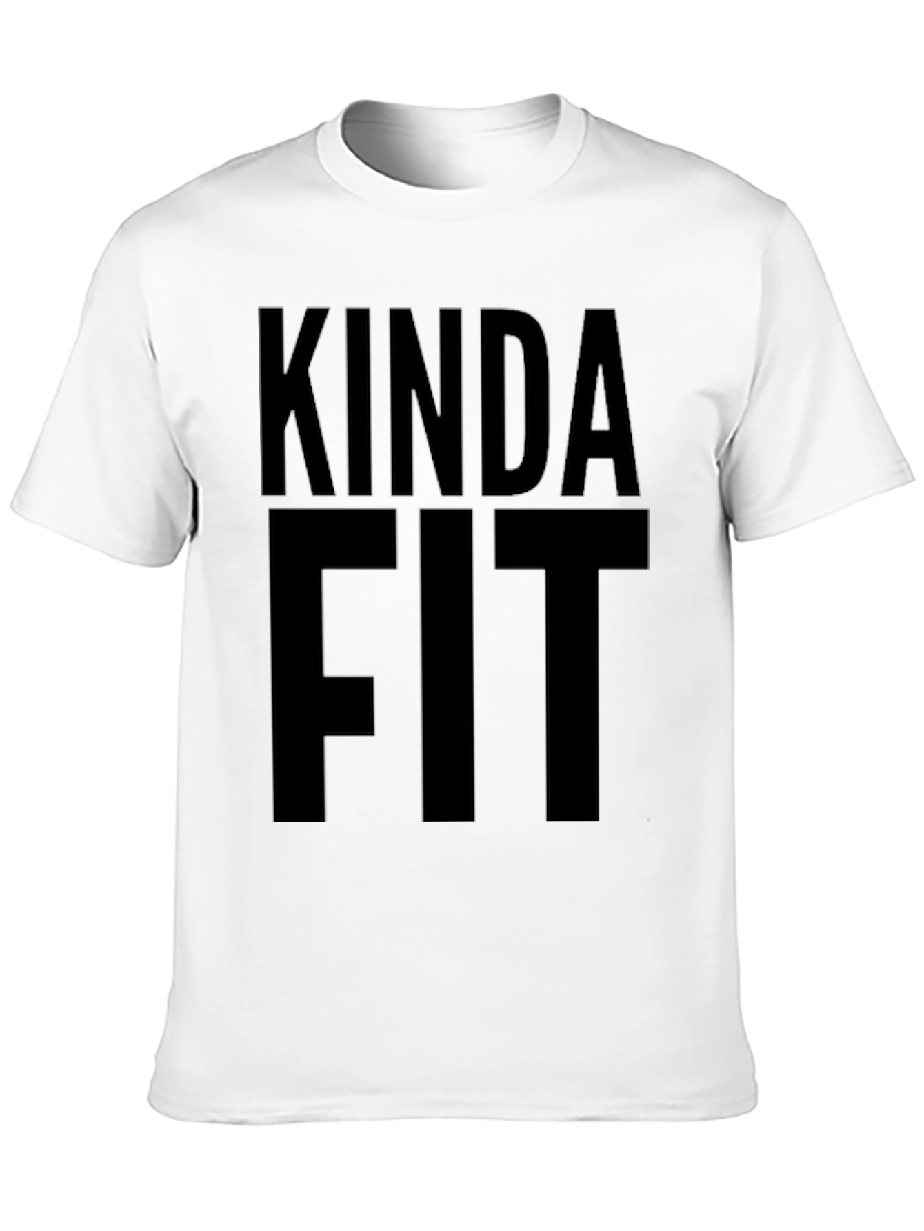 Kinda Fit T-Shirt - Black Graphic Tee
