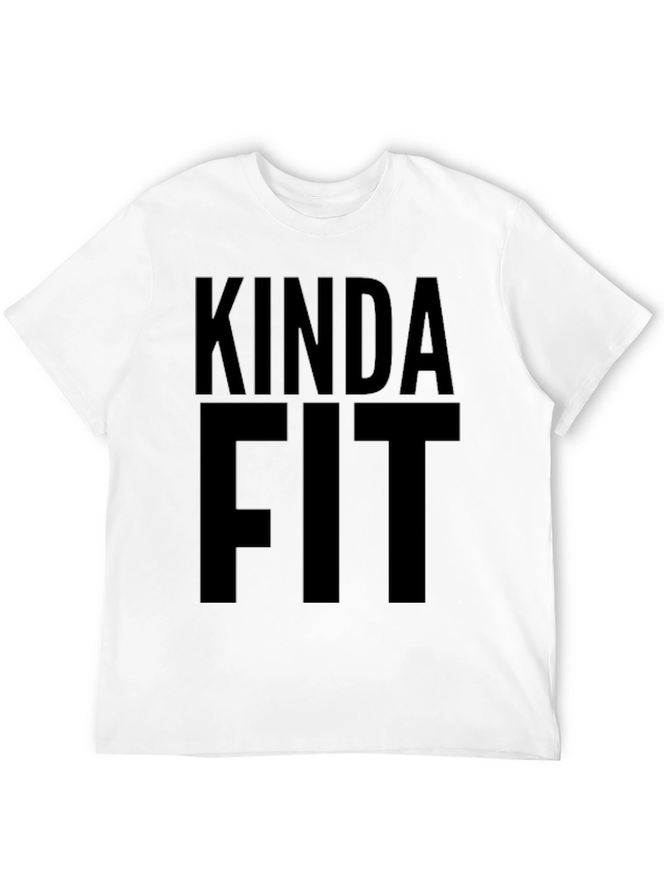 Kinda Fit T-Shirt - Black Graphic Tee