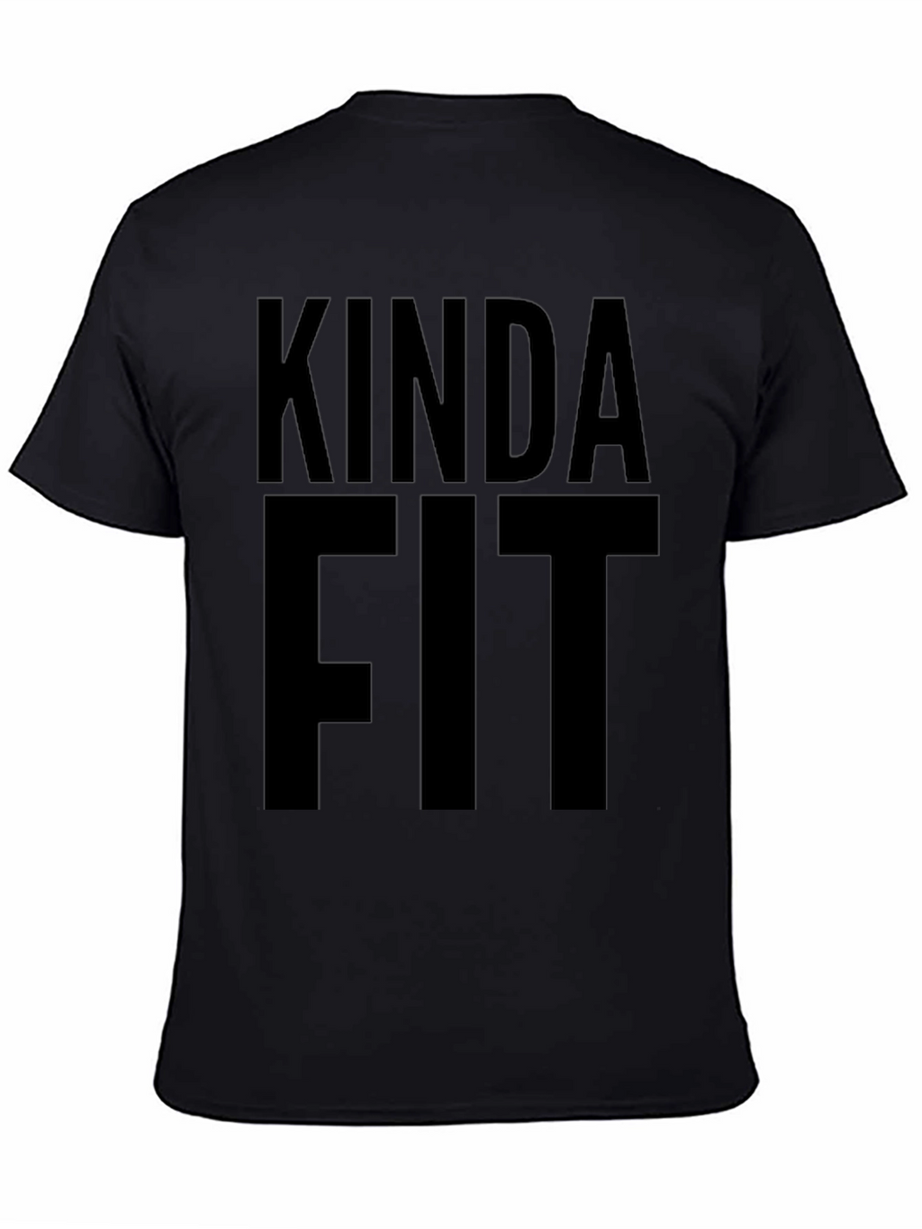 Kinda Fit T-Shirt - Black Graphic Tee