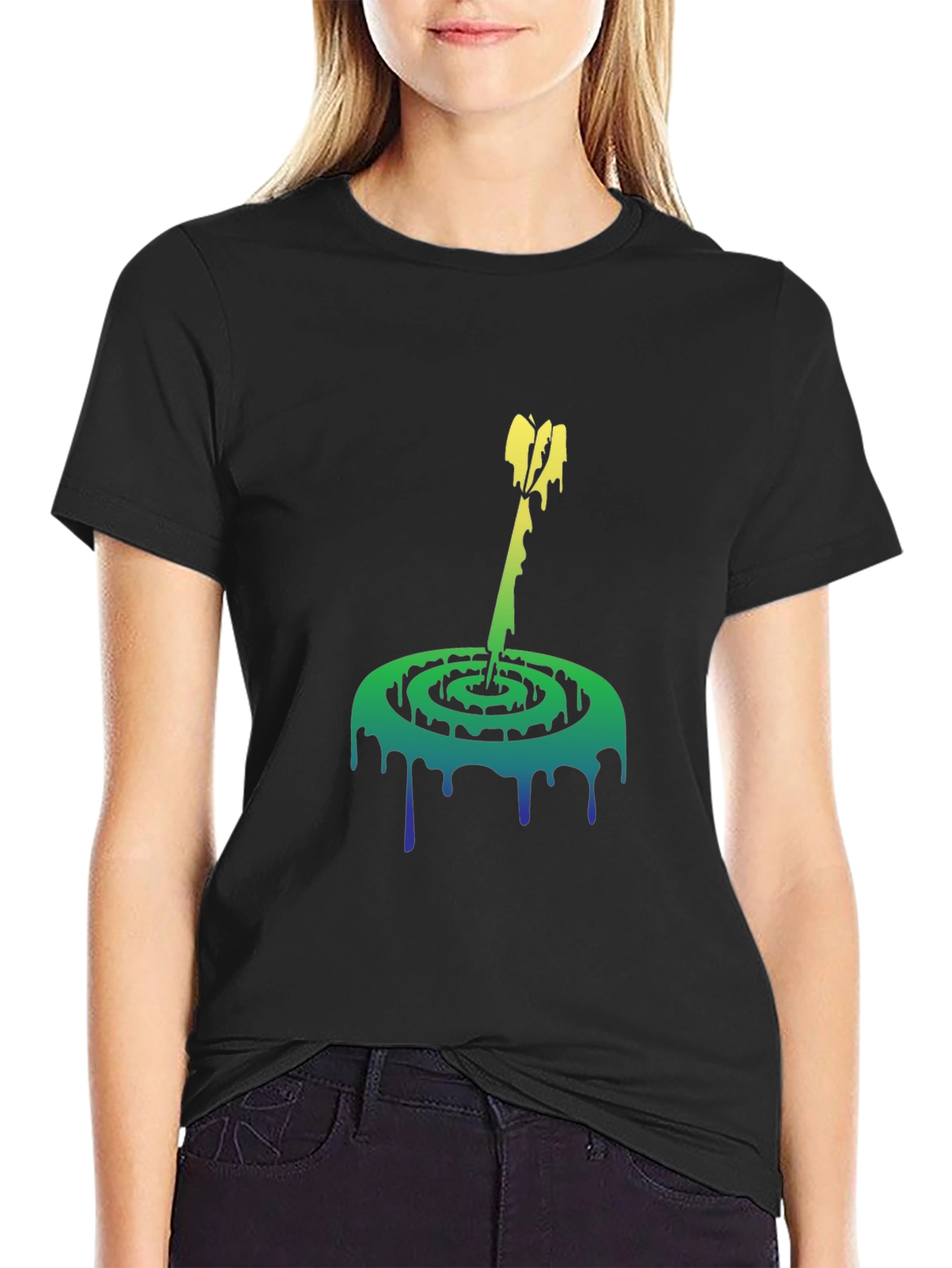 Melting Spiral Arrow Graphic Tee