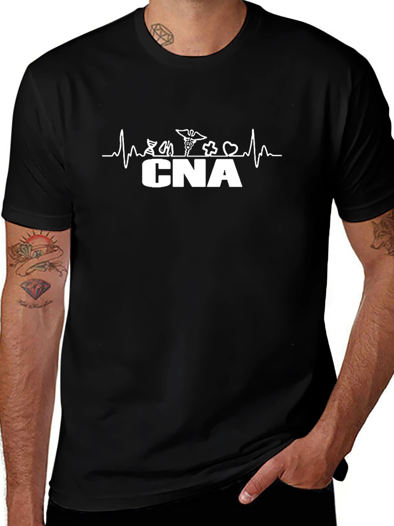 CNA Heartbeat T-Shirt - Certified Nursing Assistant Tee