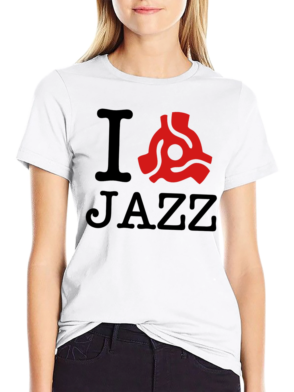 I Love Jazz Black T-Shirt