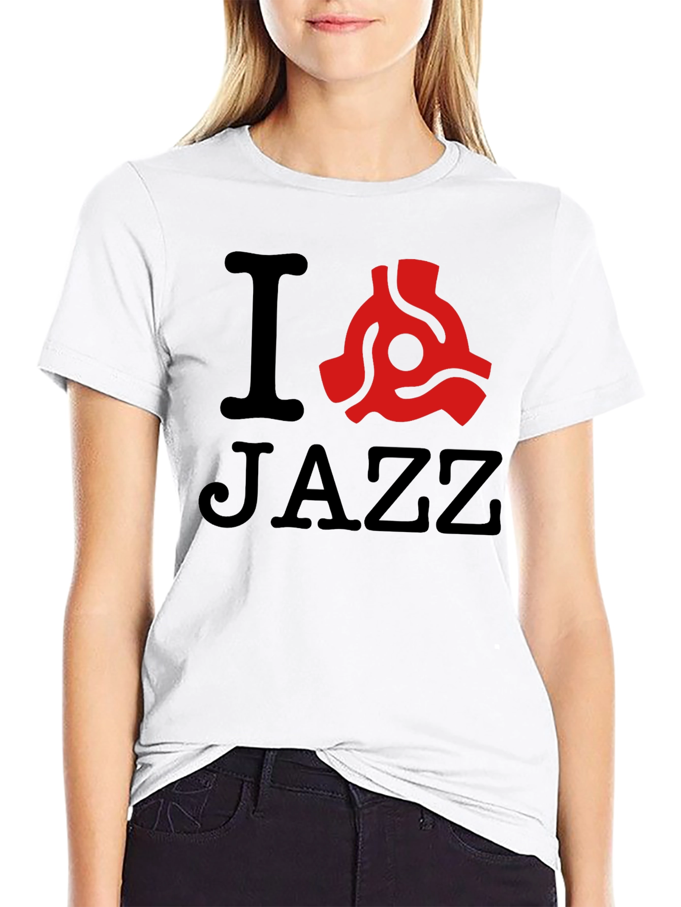 I Love Jazz Black T-Shirt
