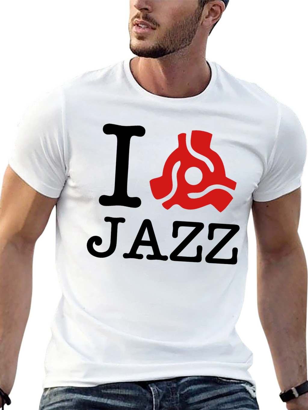 I Love Jazz Black T-Shirt