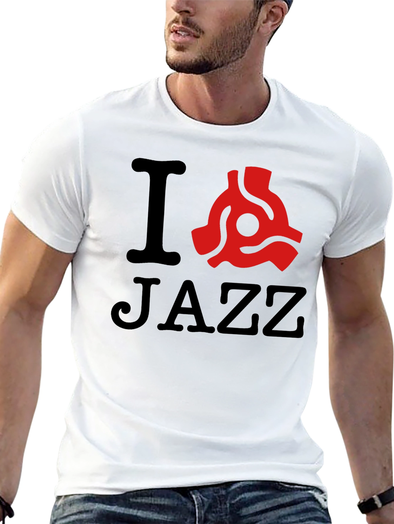 I Love Jazz Black T-Shirt