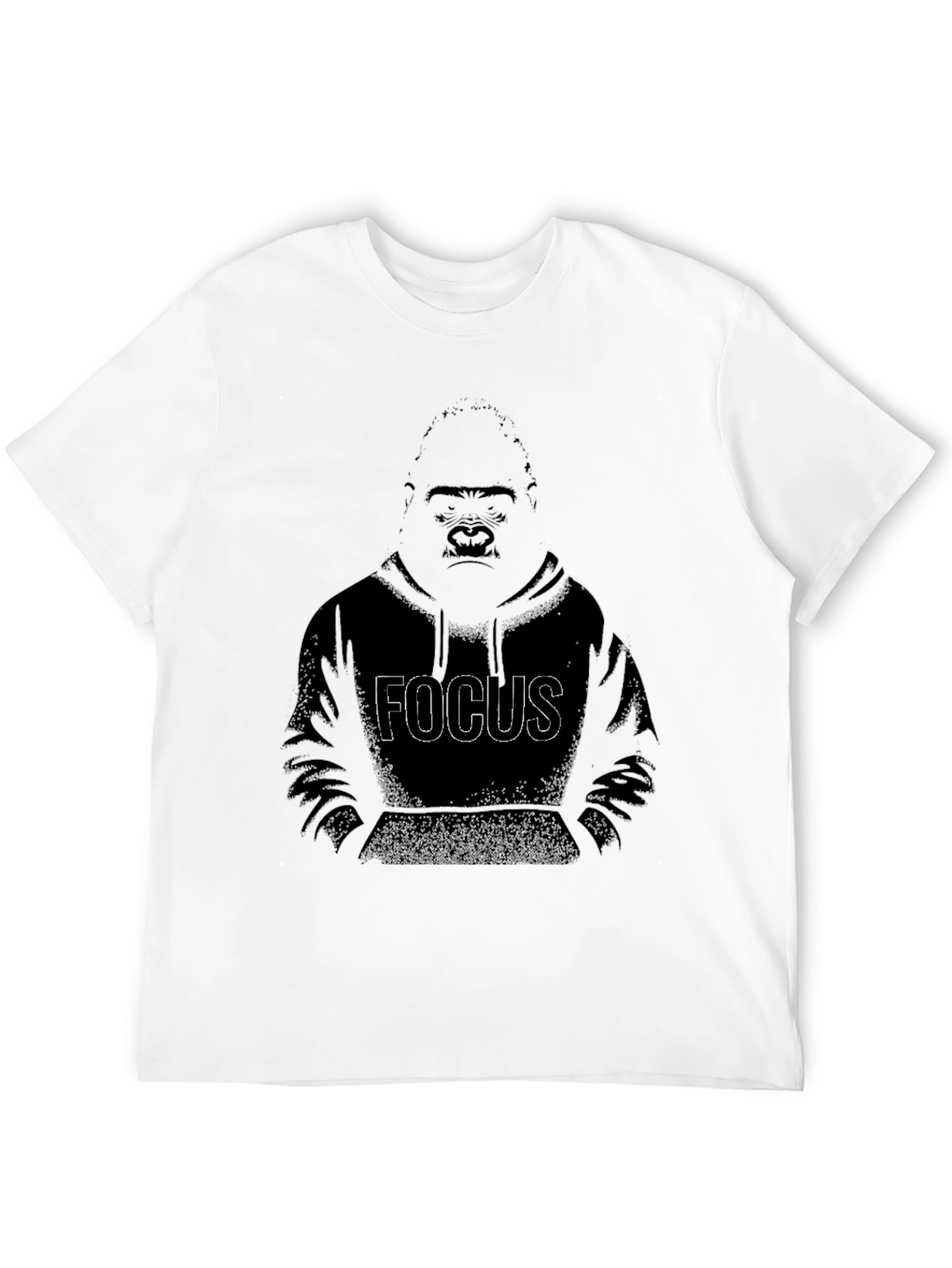 Focus Gorilla Graphic Print T-Shirt