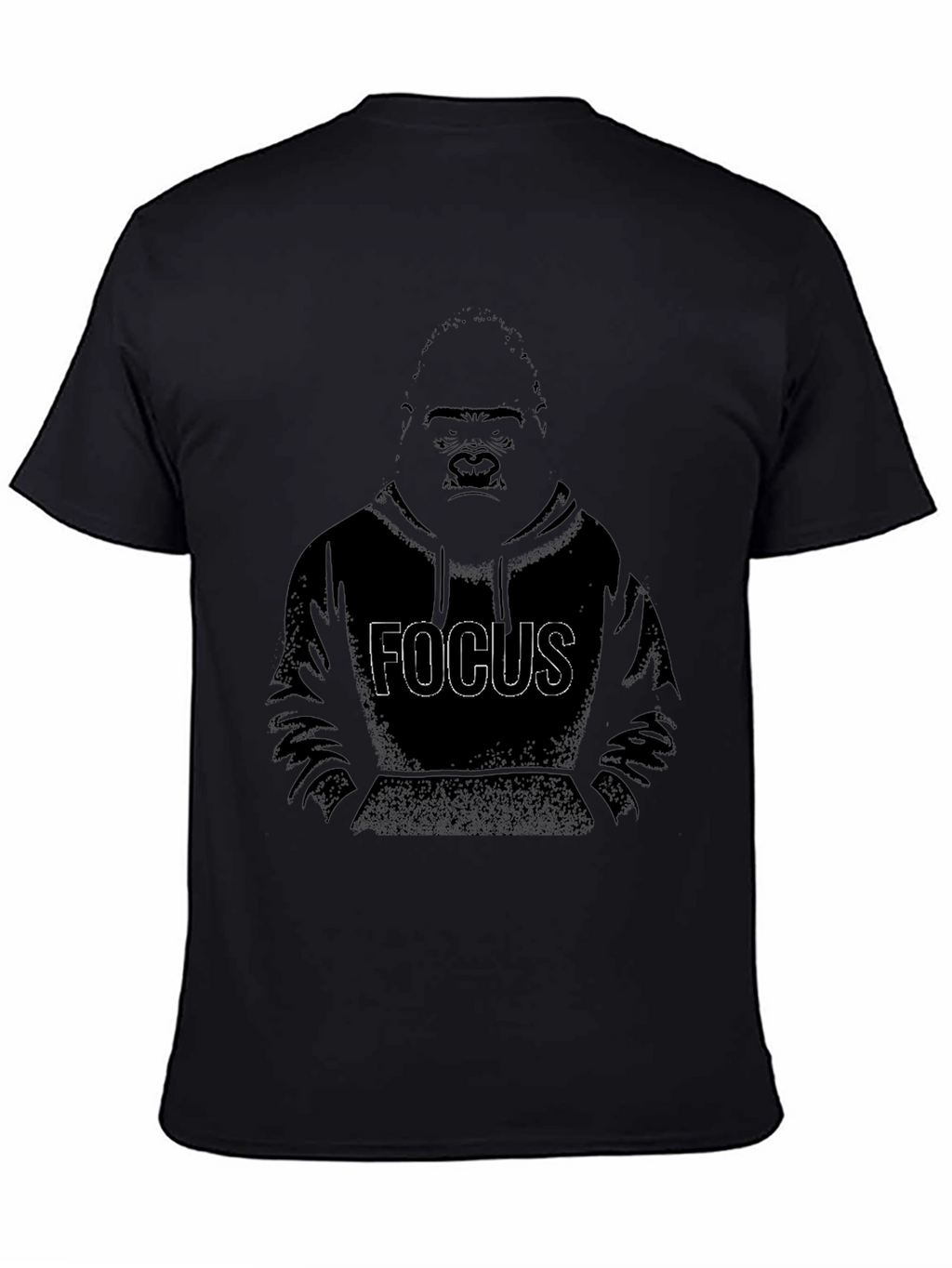 Focus Gorilla Graphic Print T-Shirt