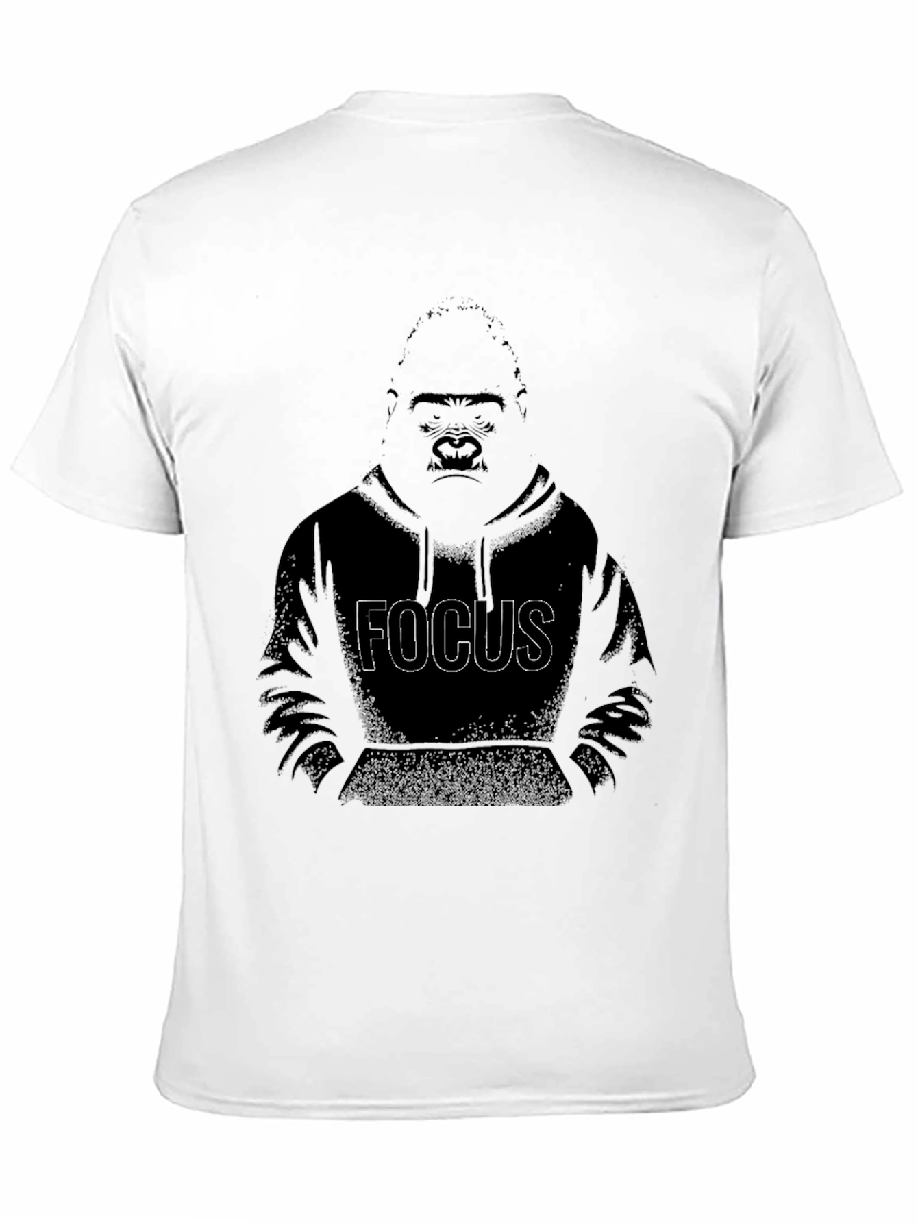 Focus Gorilla Graphic Print T-Shirt