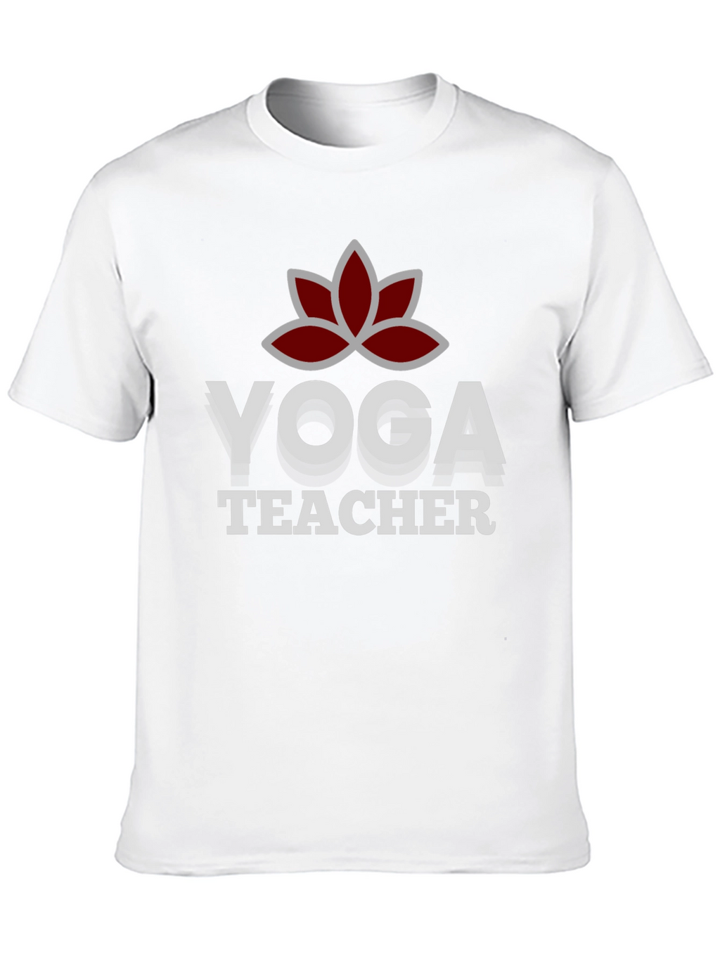 Yoga Teacher Graphic Tee - Black Cotton Blend