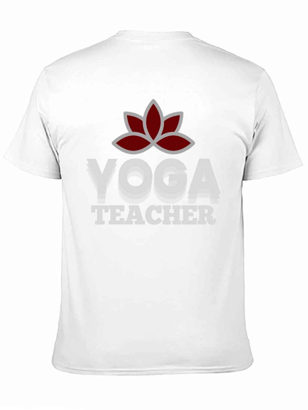 Yoga Teacher Graphic Tee - Black Cotton Blend