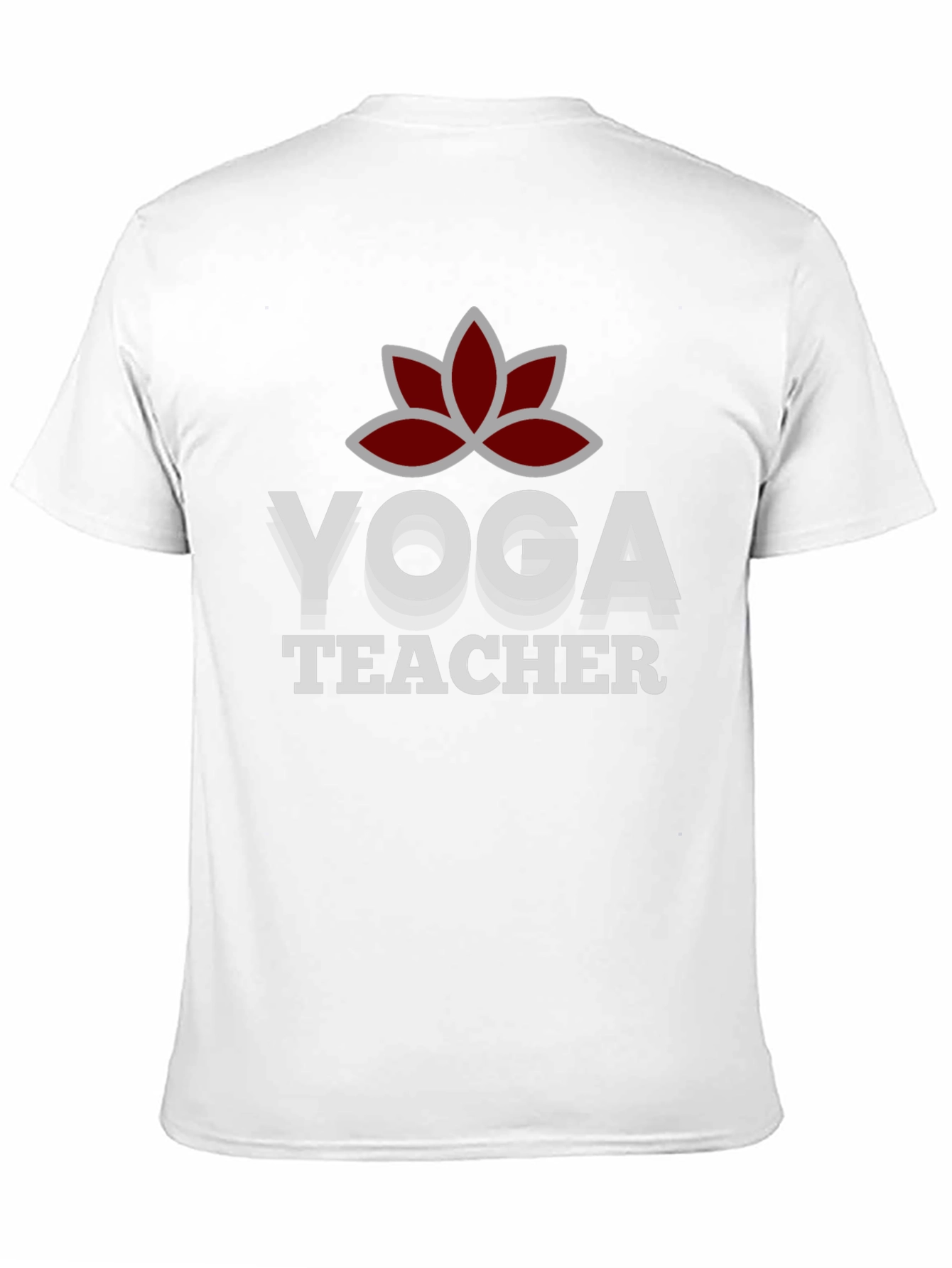 Yoga Teacher Graphic Tee - Black Cotton Blend
