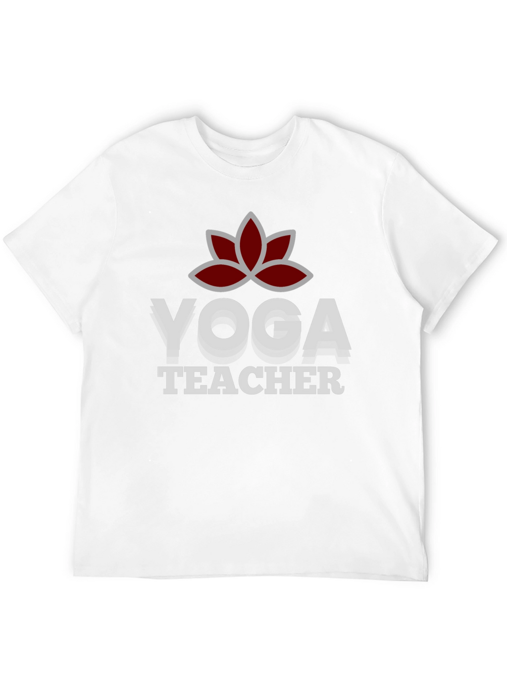 Yoga Teacher Graphic Tee - Black Cotton Blend