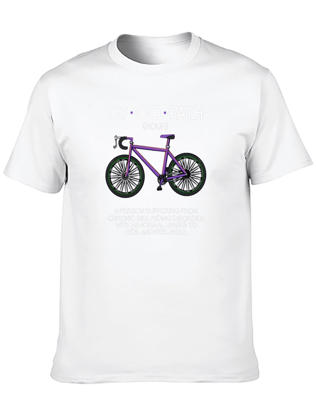 Cyclopath T-Shirt - Funny Cycling Humor Tee