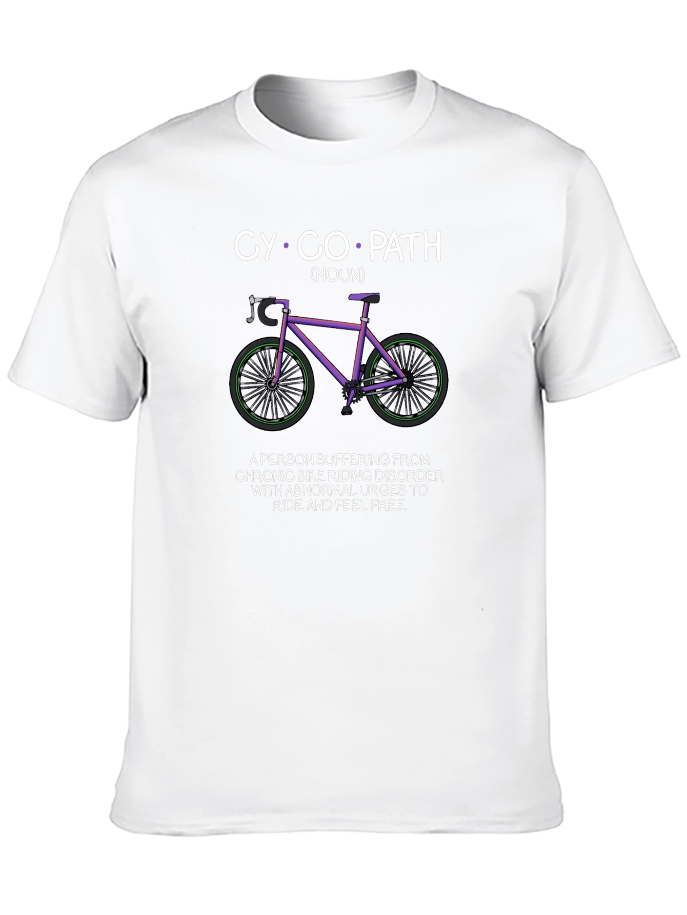 Cyclopath T-Shirt - Funny Cycling Humor Tee