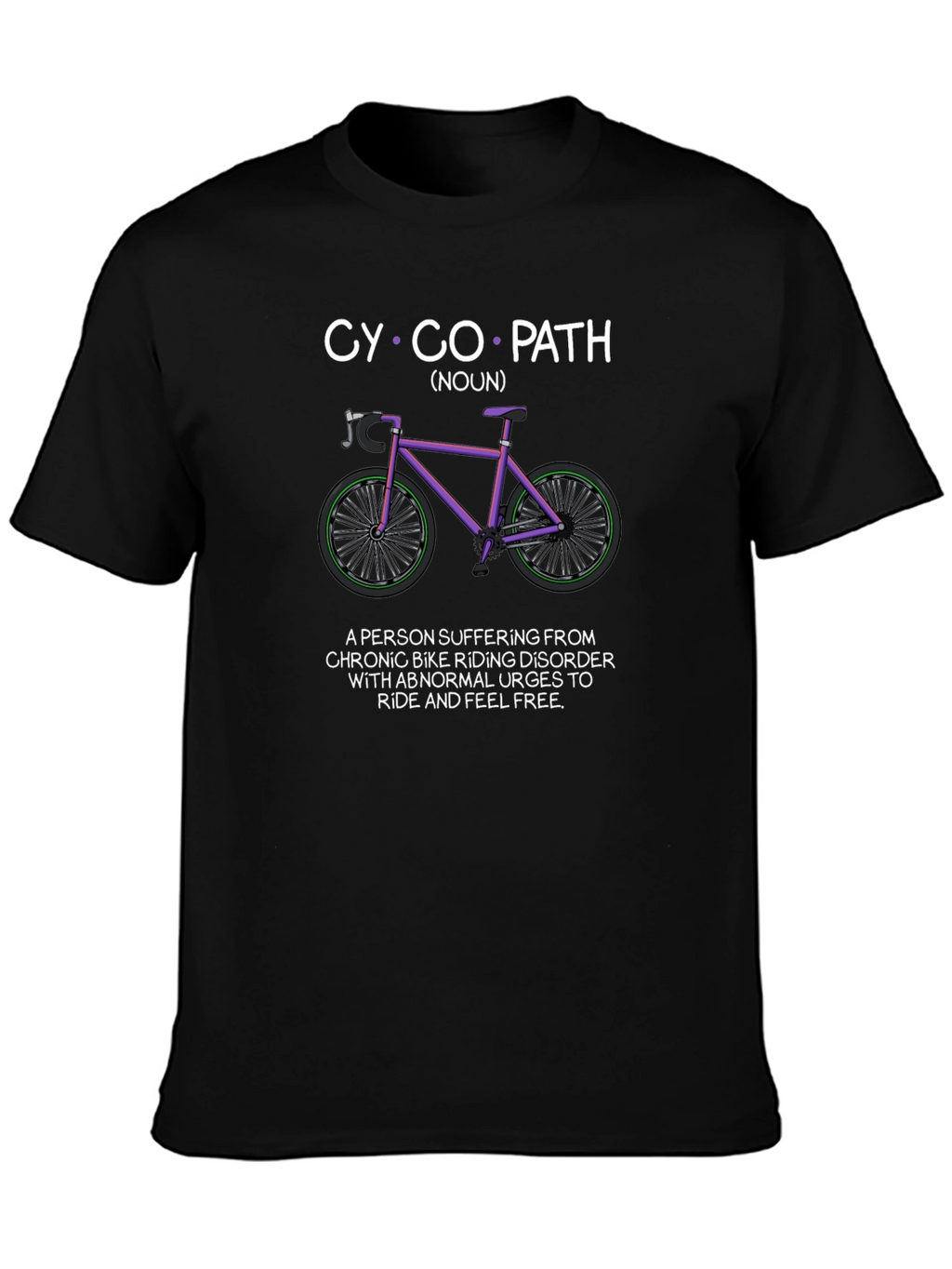 Cyclopath T-Shirt - Funny Cycling Humor Tee
