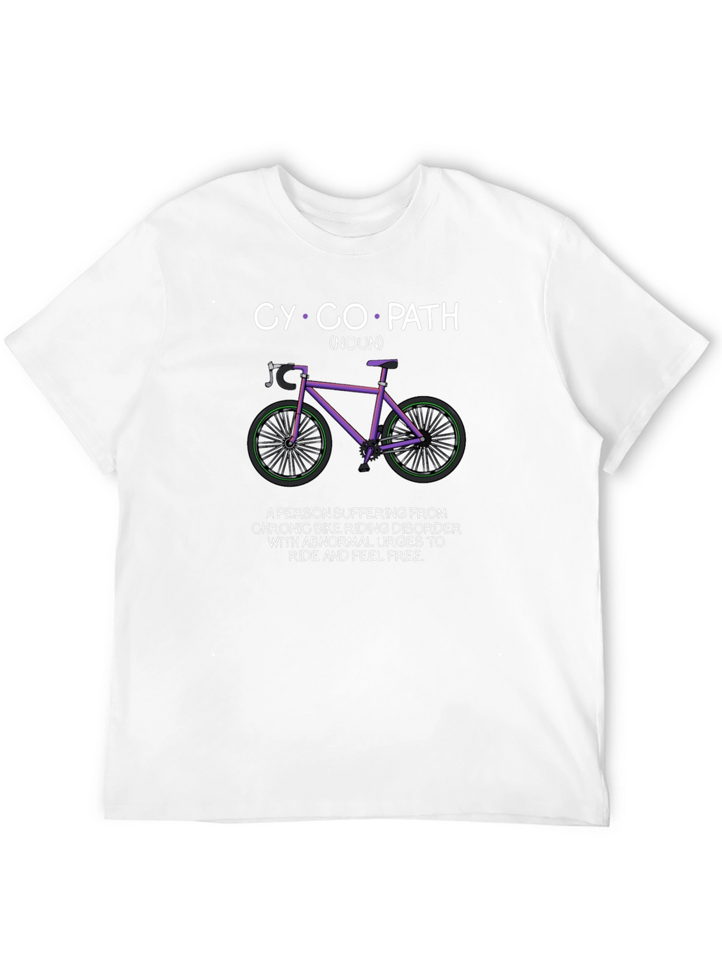 Cyclopath T-Shirt - Funny Cycling Humor Tee