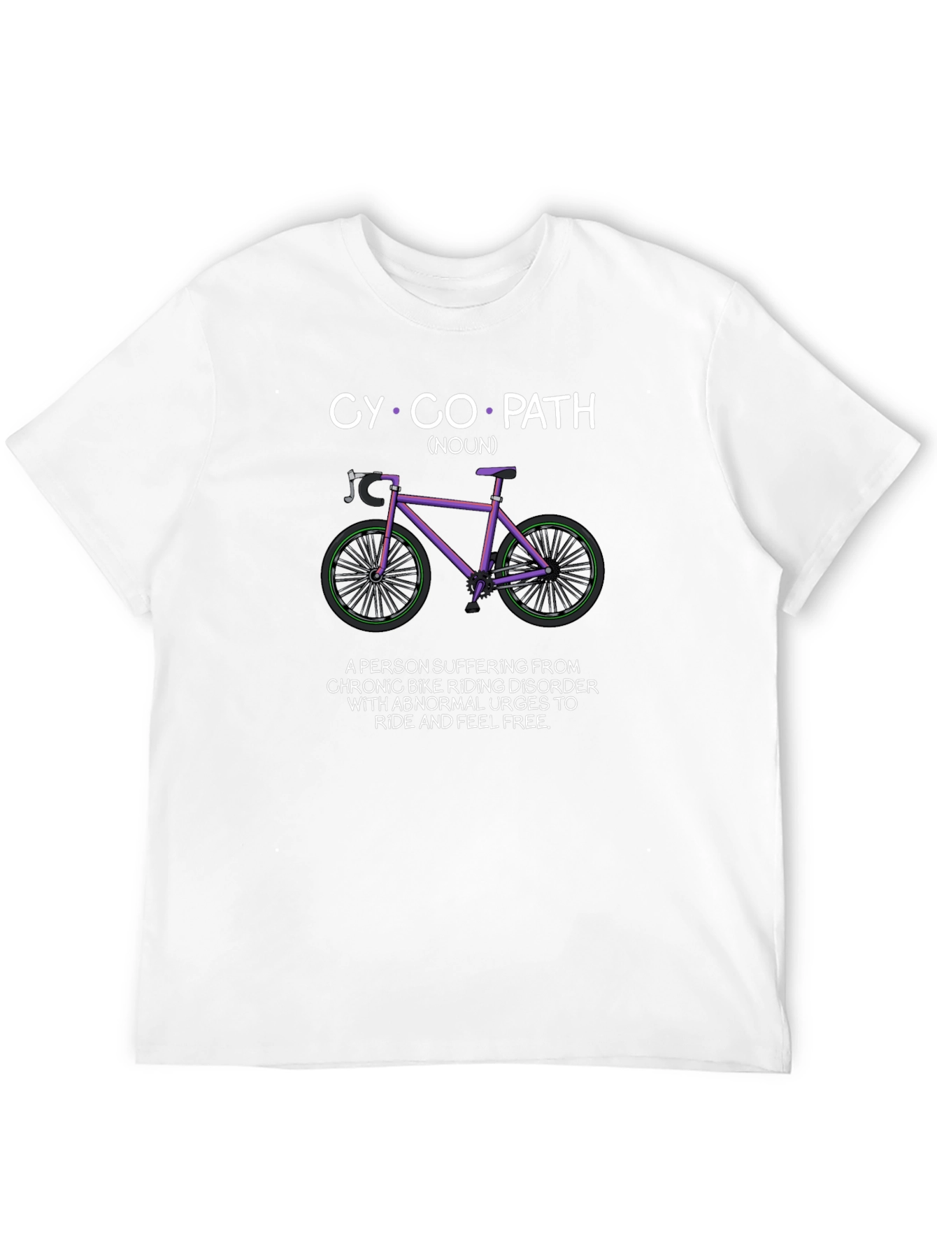 Cyclopath T-Shirt - Funny Cycling Humor Tee