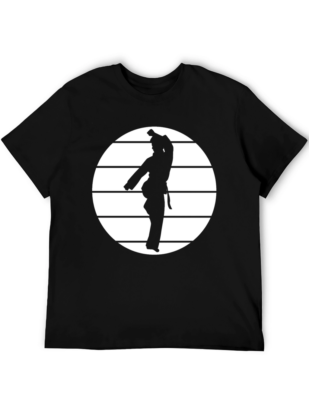Karate Silhouette Tee - Martial Arts Style