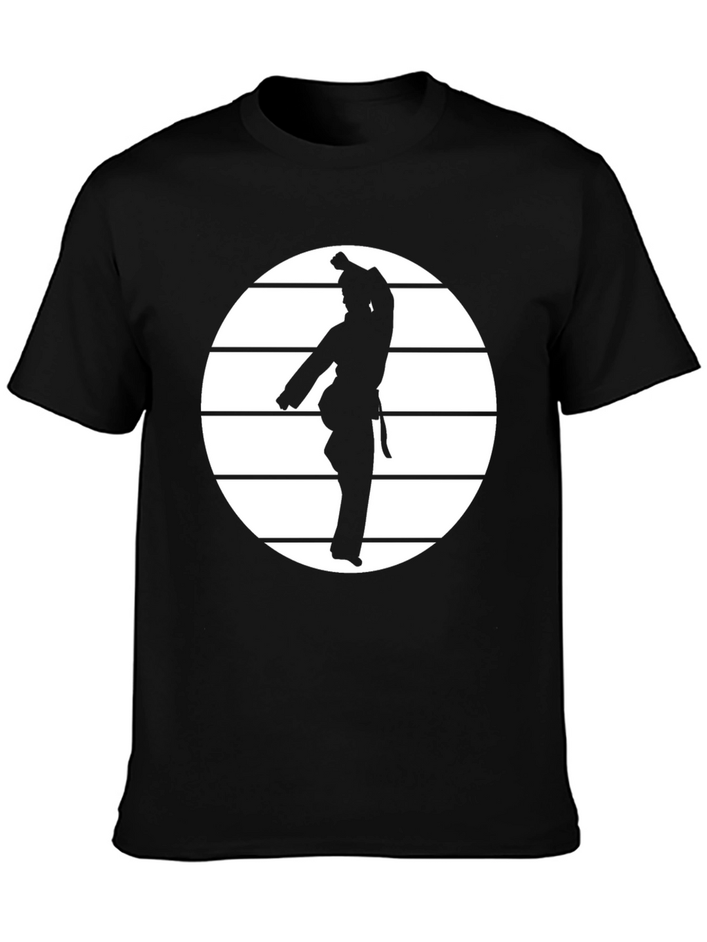 Karate Silhouette Tee - Martial Arts Style
