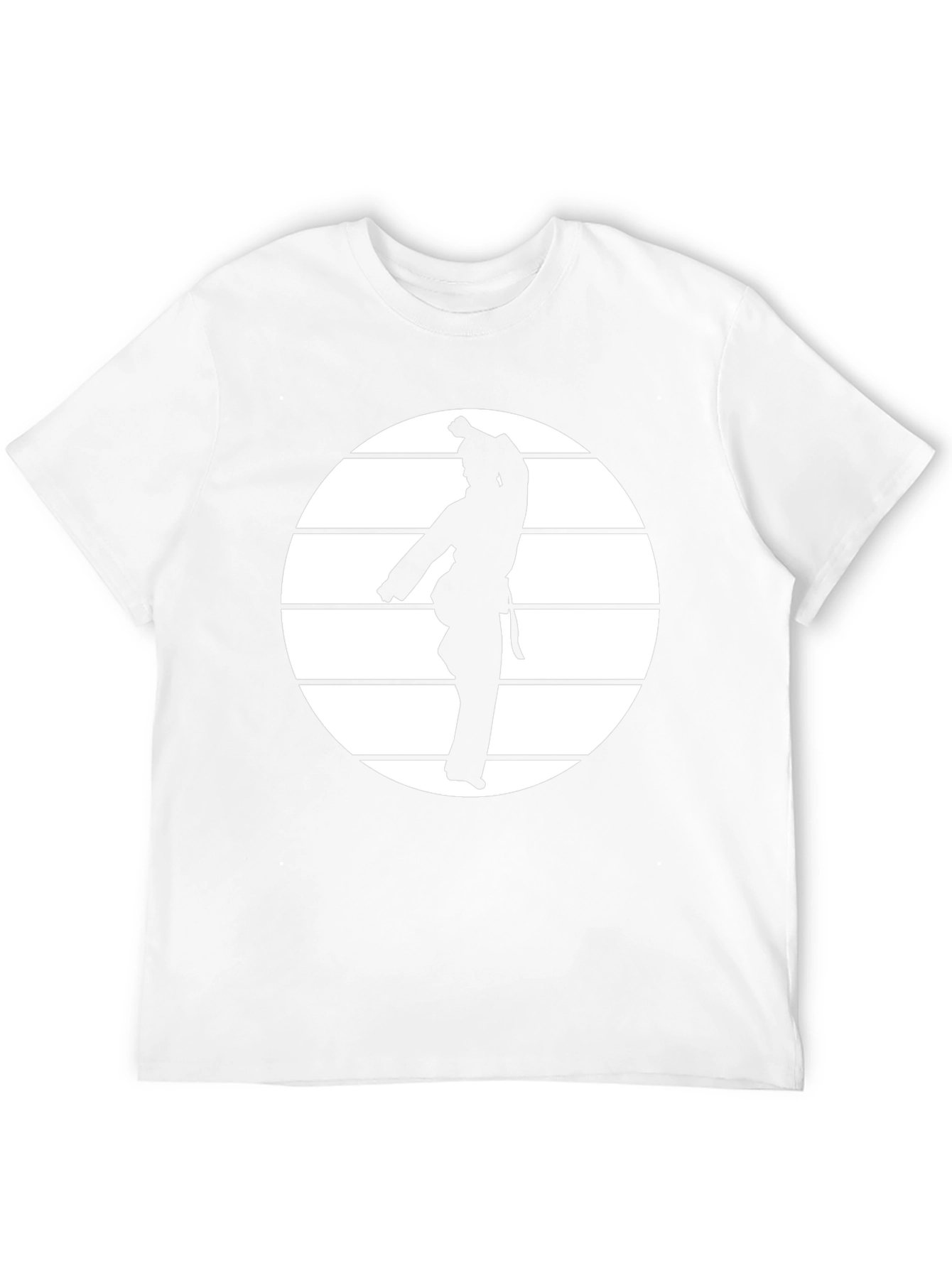 Karate Silhouette Tee - Martial Arts Style