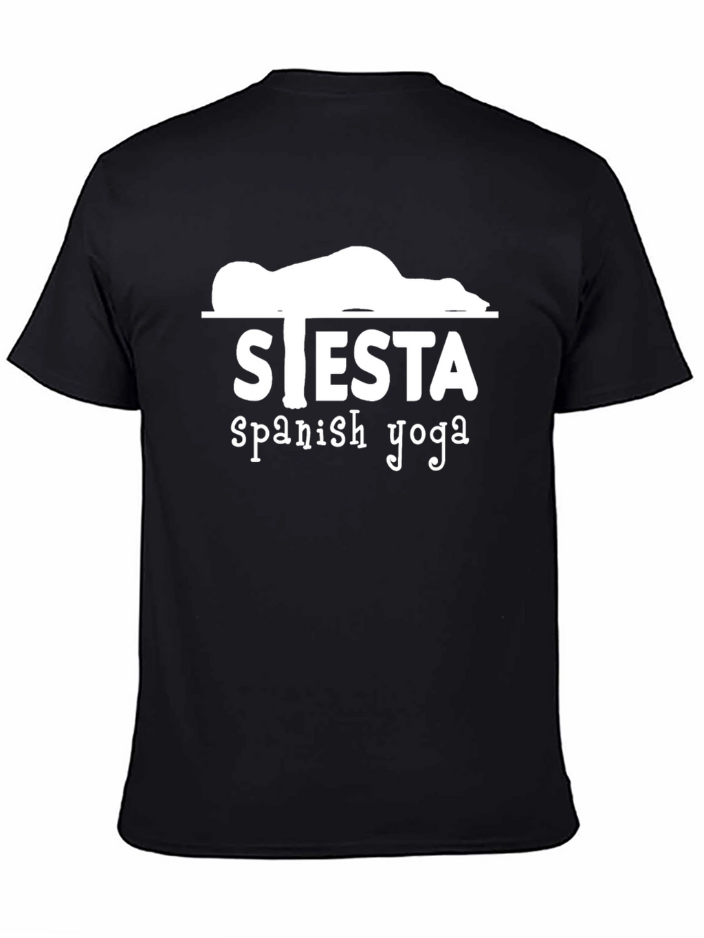 Siesta Spanish Yoga Graphic Tee - Funny Relax T-Shirt
