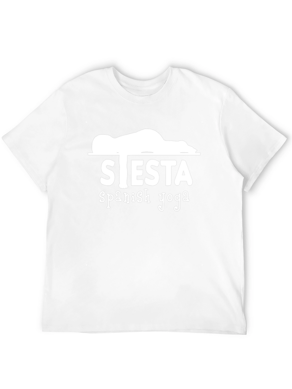 Siesta Spanish Yoga Graphic Tee - Funny Relax T-Shirt