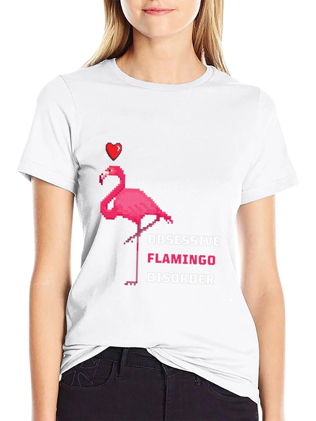 Obsessive Flamingo Disorder Graphic Tee