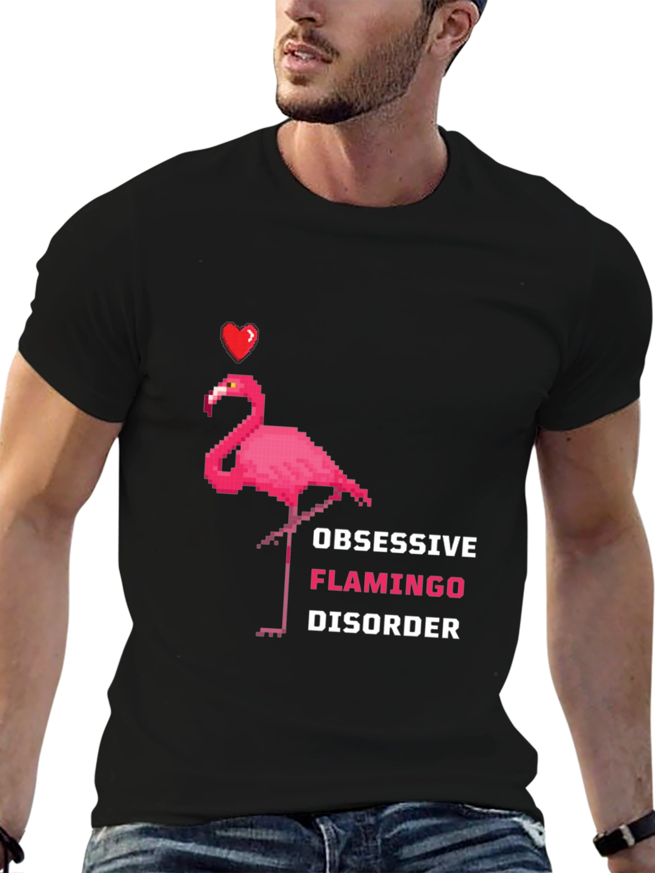 Obsessive Flamingo Disorder Graphic Tee
