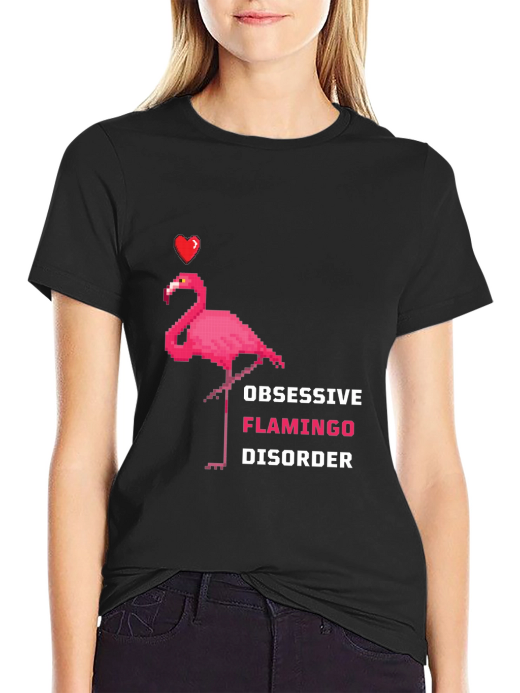 Obsessive Flamingo Disorder Graphic Tee