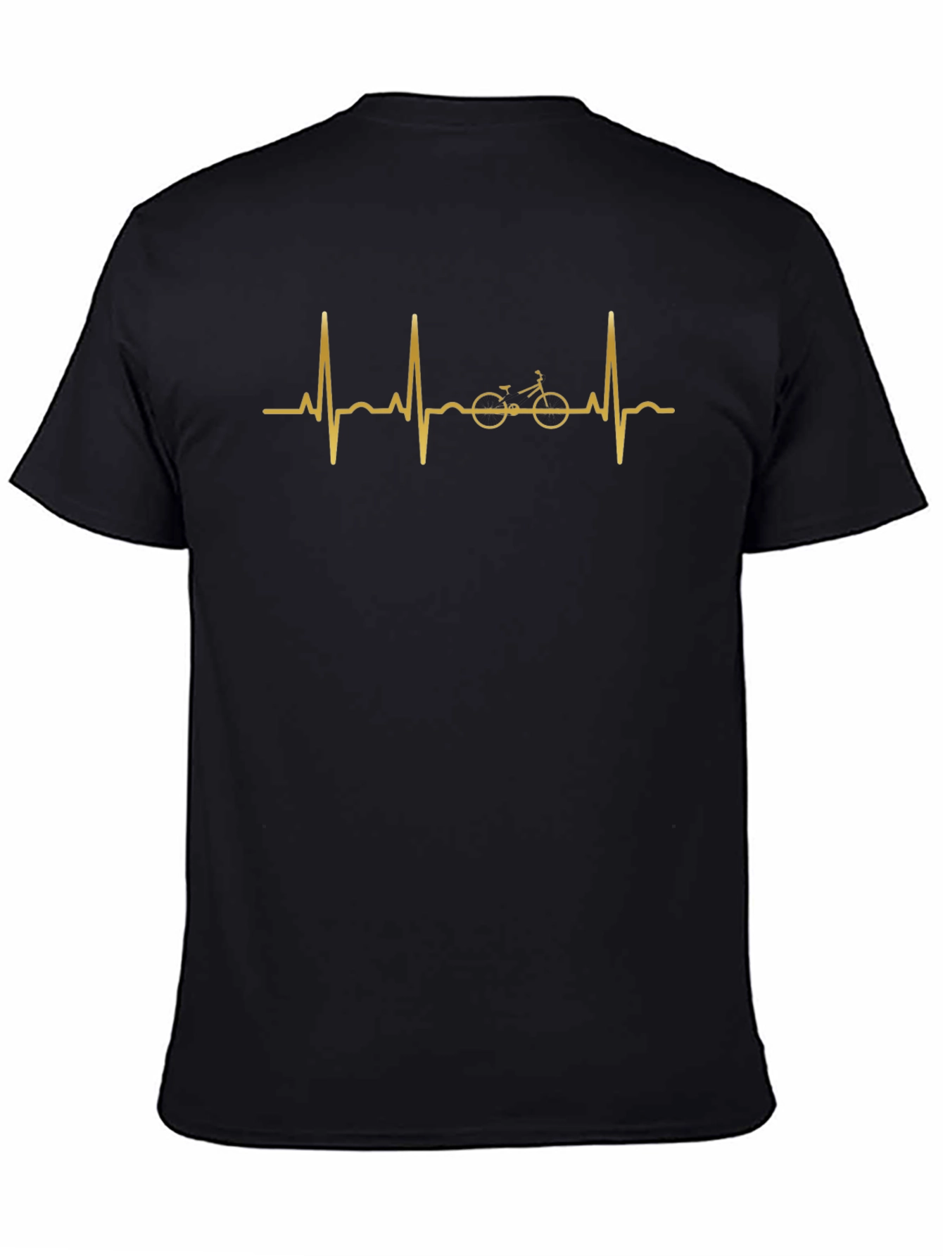 Heartbeat Bicycle Graphic T-Shirt - Cycling Life