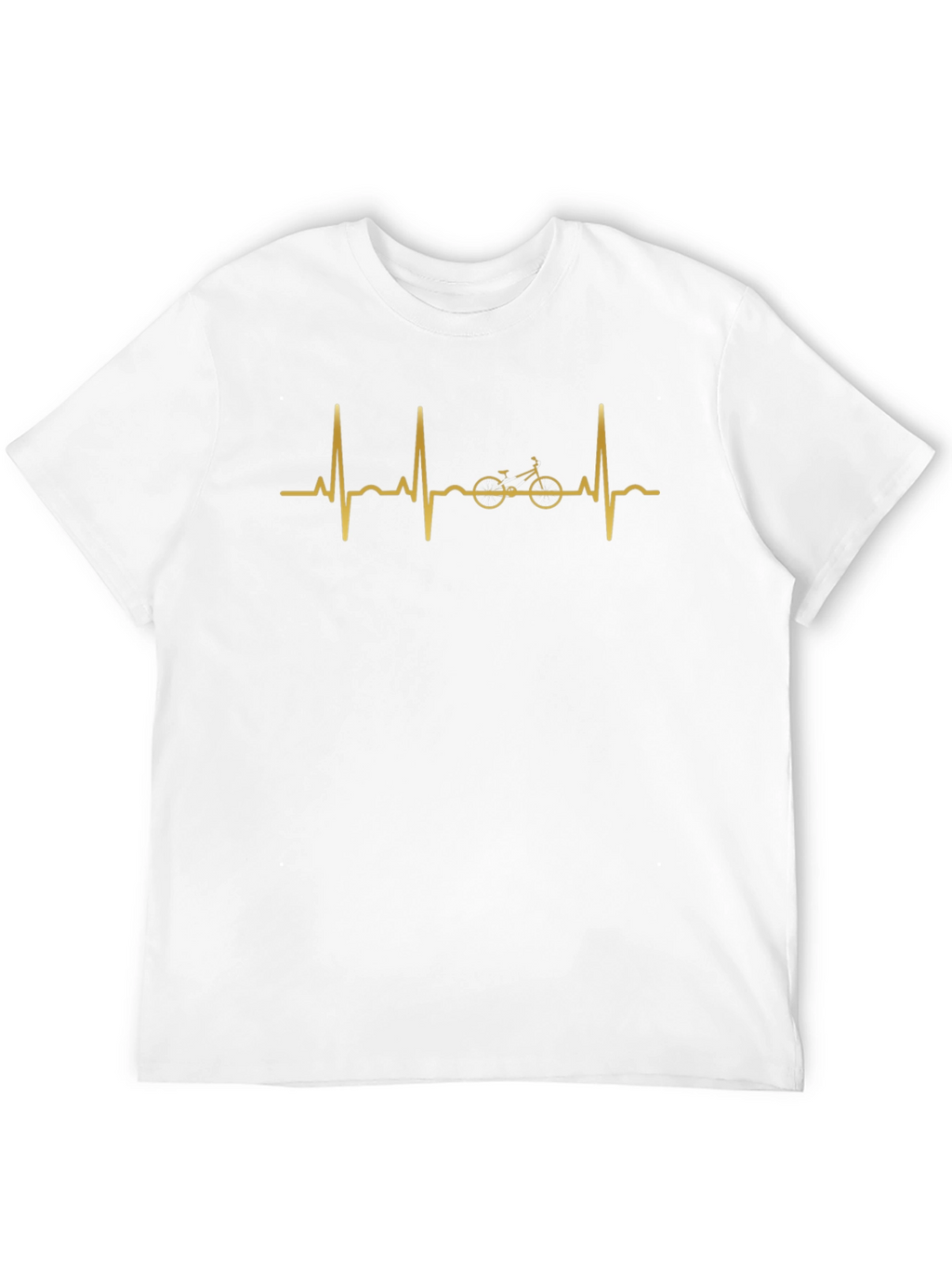 Heartbeat Bicycle Graphic T-Shirt - Cycling Life